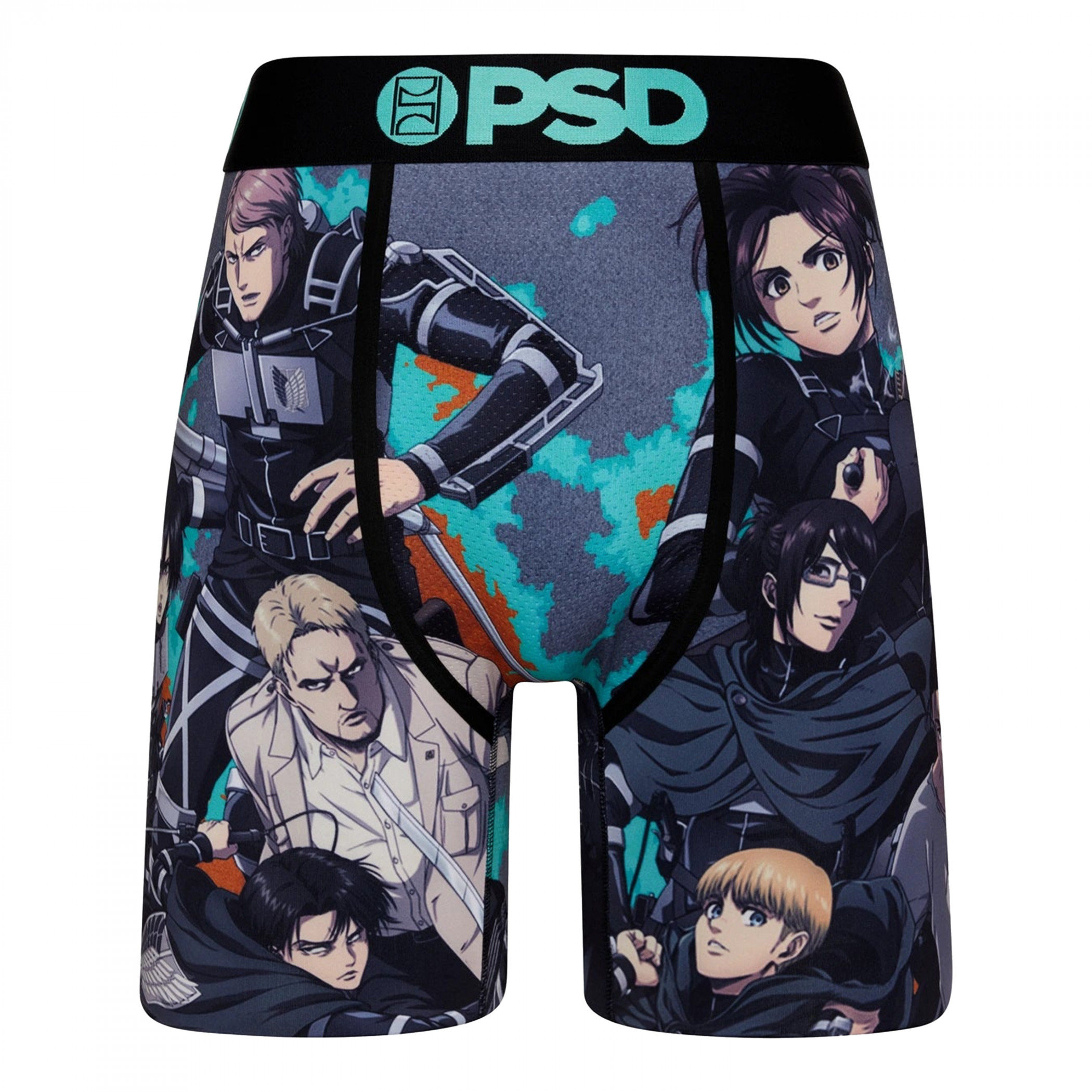 Attack On Titan Old Friends PSD Boxer Briefs, Multi-Color