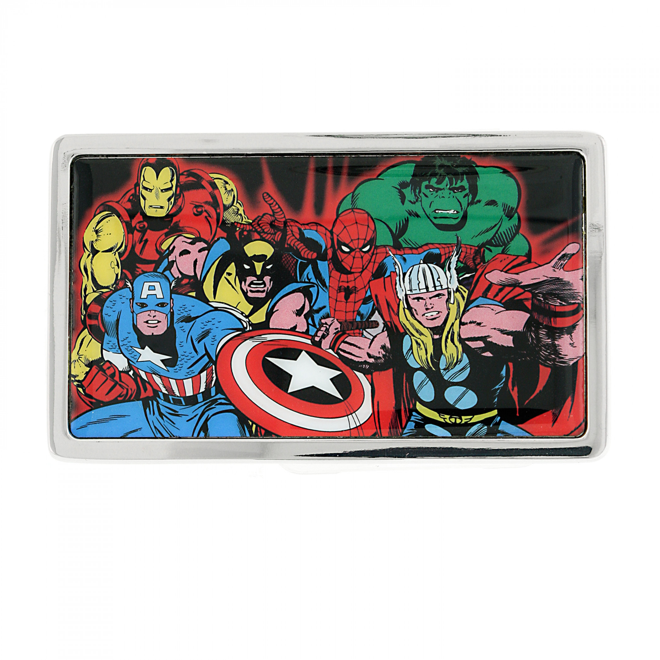 Marvel Heroes Graphic Belt Buckle, Multi-Color
