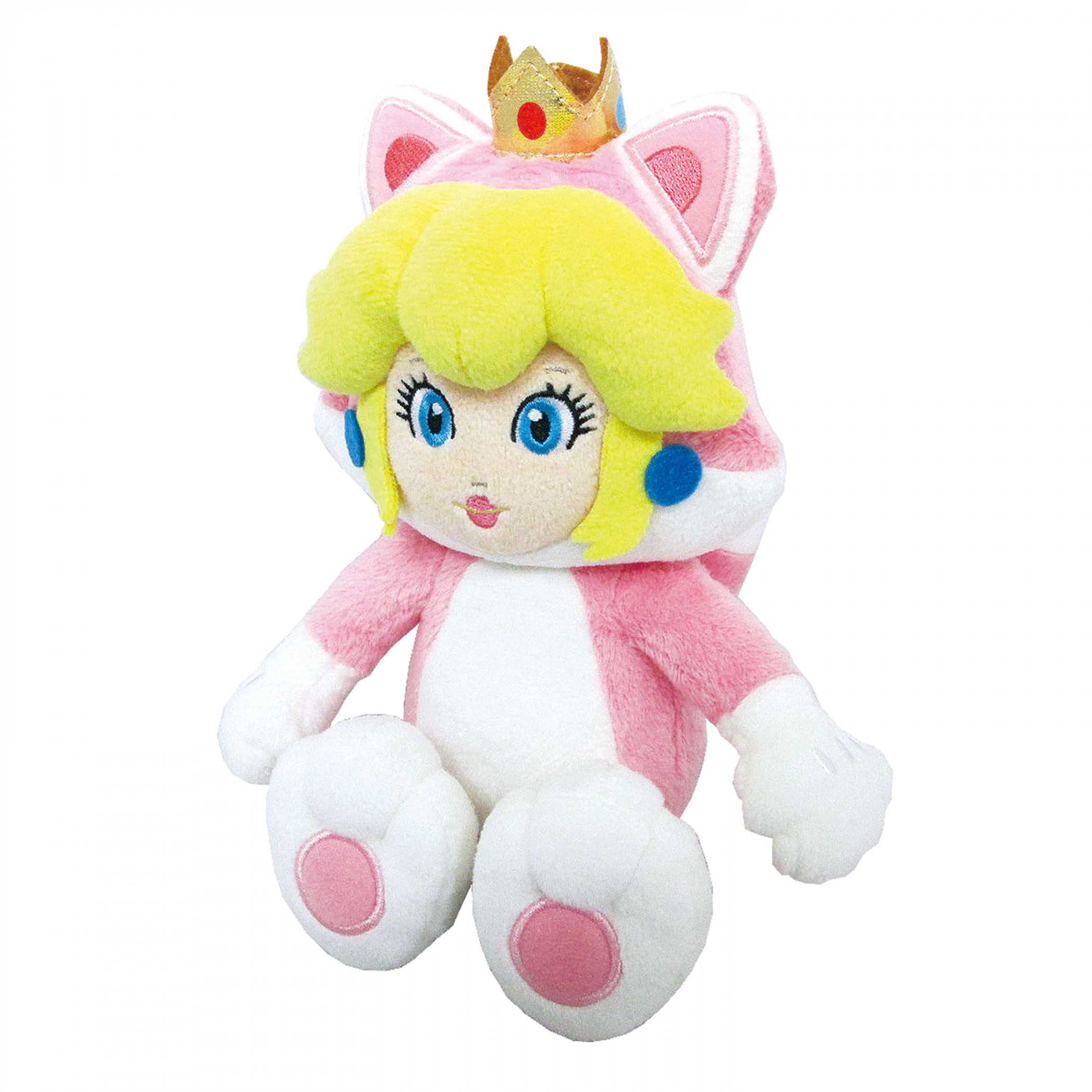 Super Mario Bros. Cat Peach 10' Plush Toy, Pink