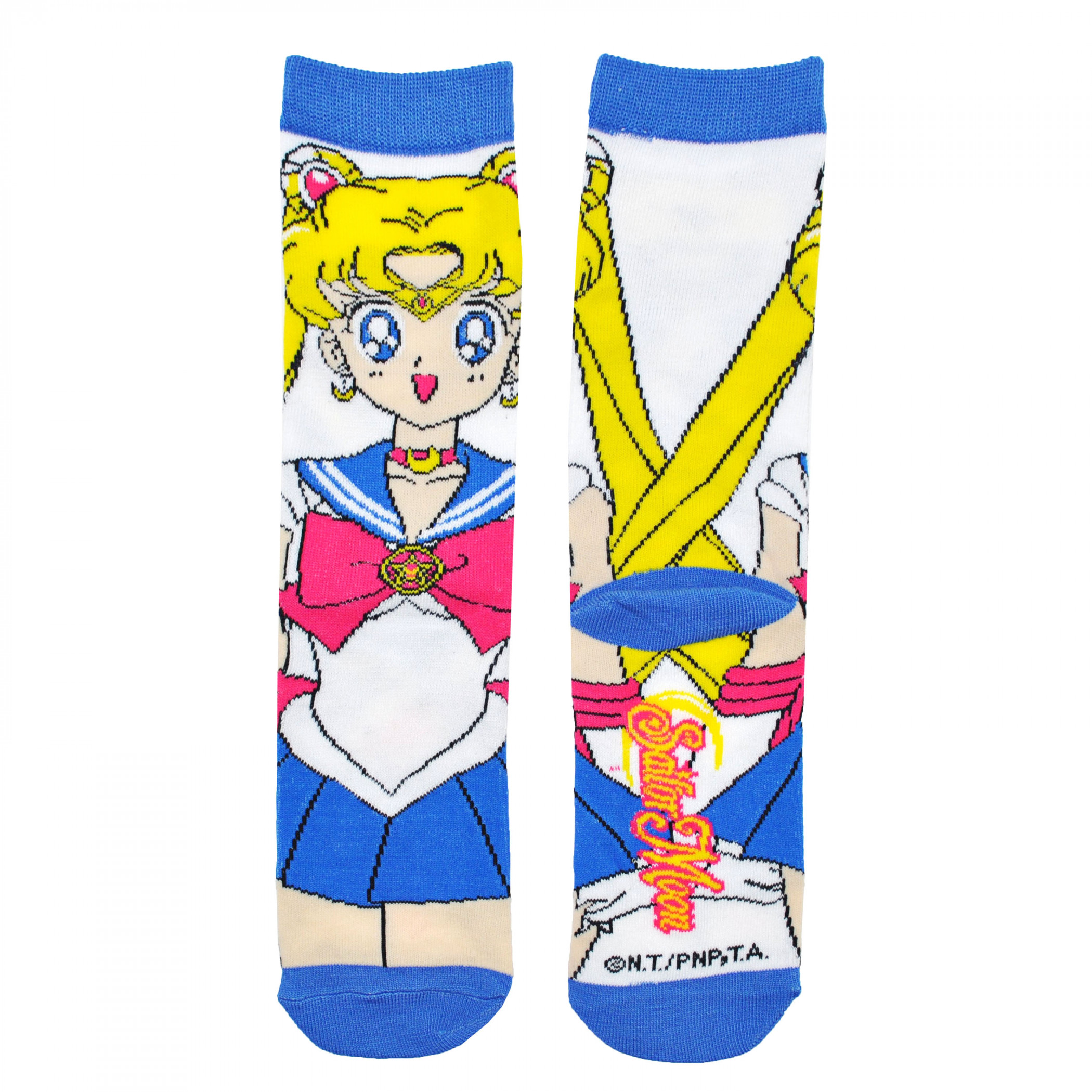 Sailor Moon Usagi Character Crew Sock, Multi-Color