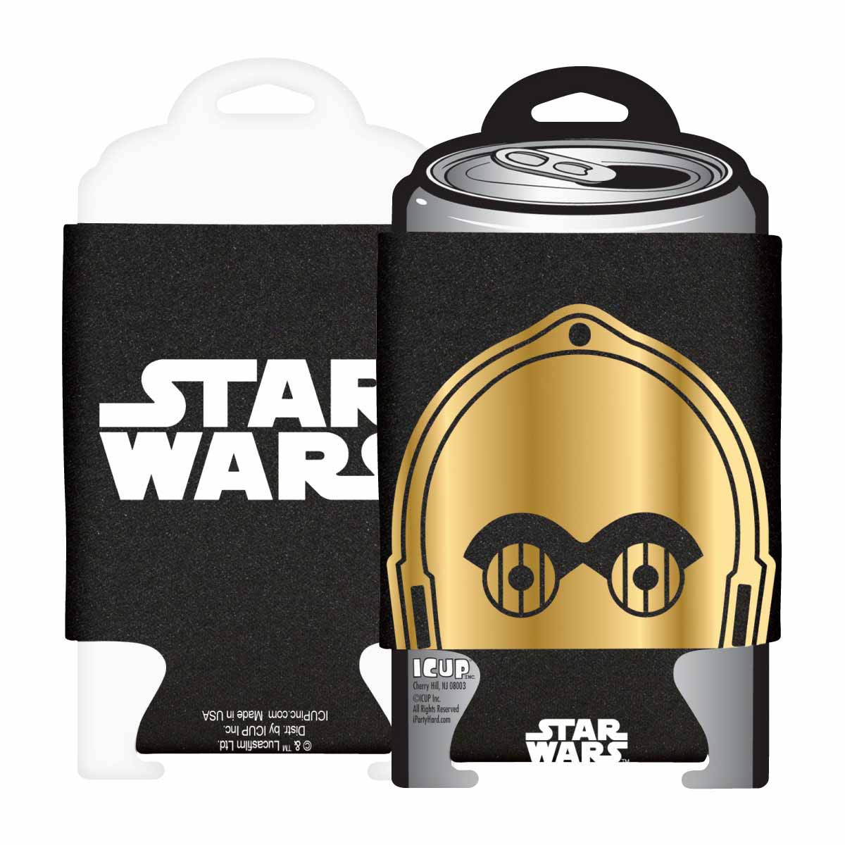 Star Wars C-3PO Can Cooler, Black