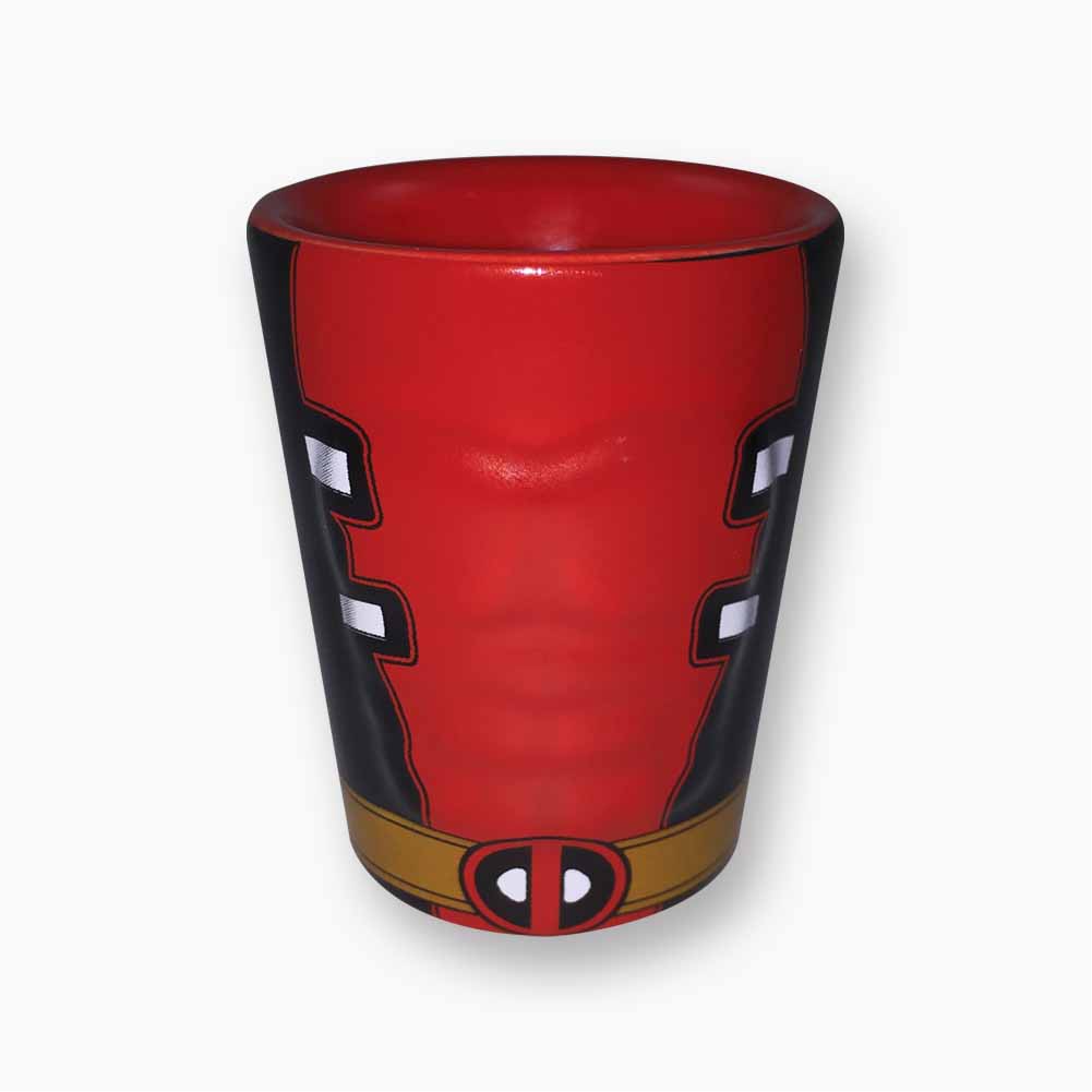 Deadpool Molded Shot Glass, Red