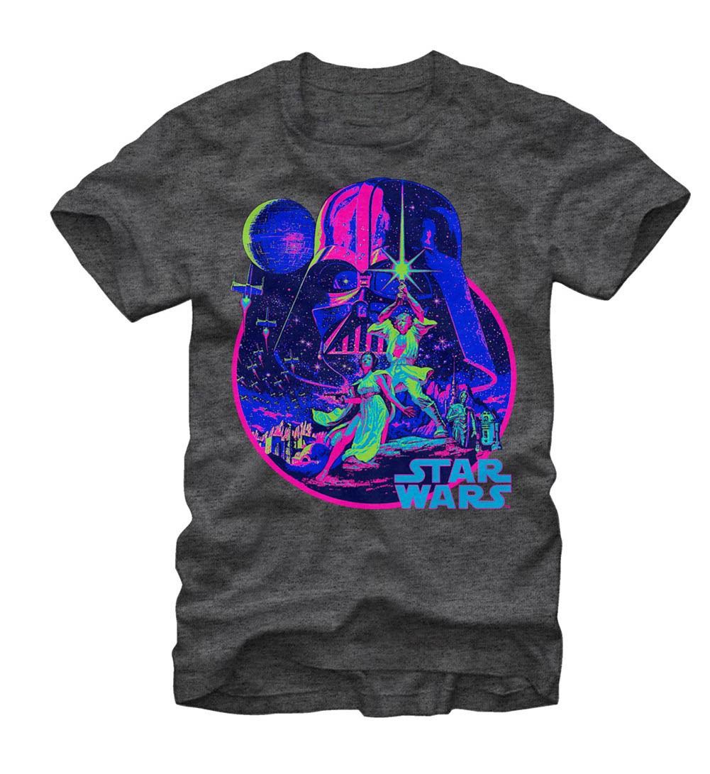 Star Wars Acid Dawn Gray T-Shirt, Grey