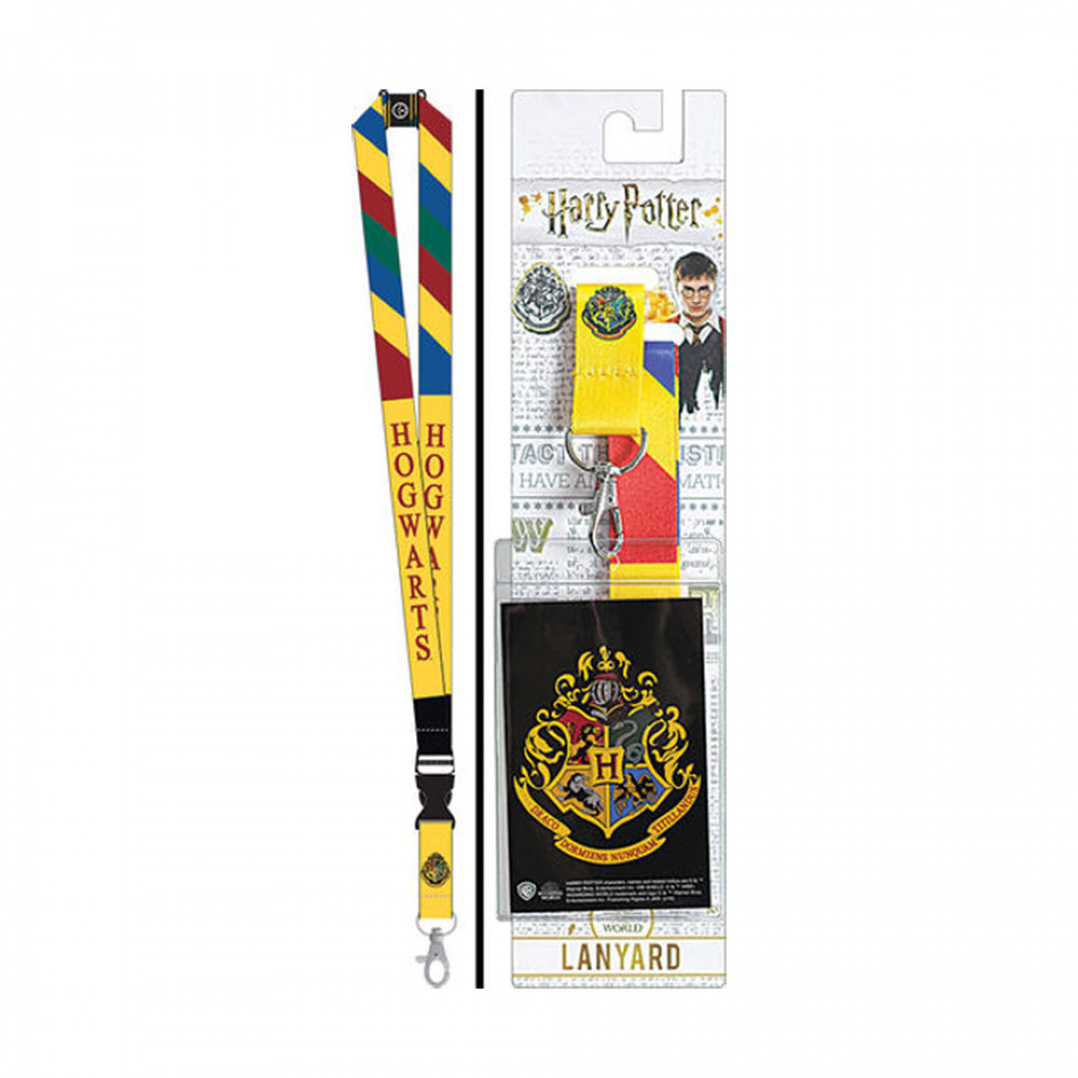 Harry Potter Hogwarts Lanyard, Yellow