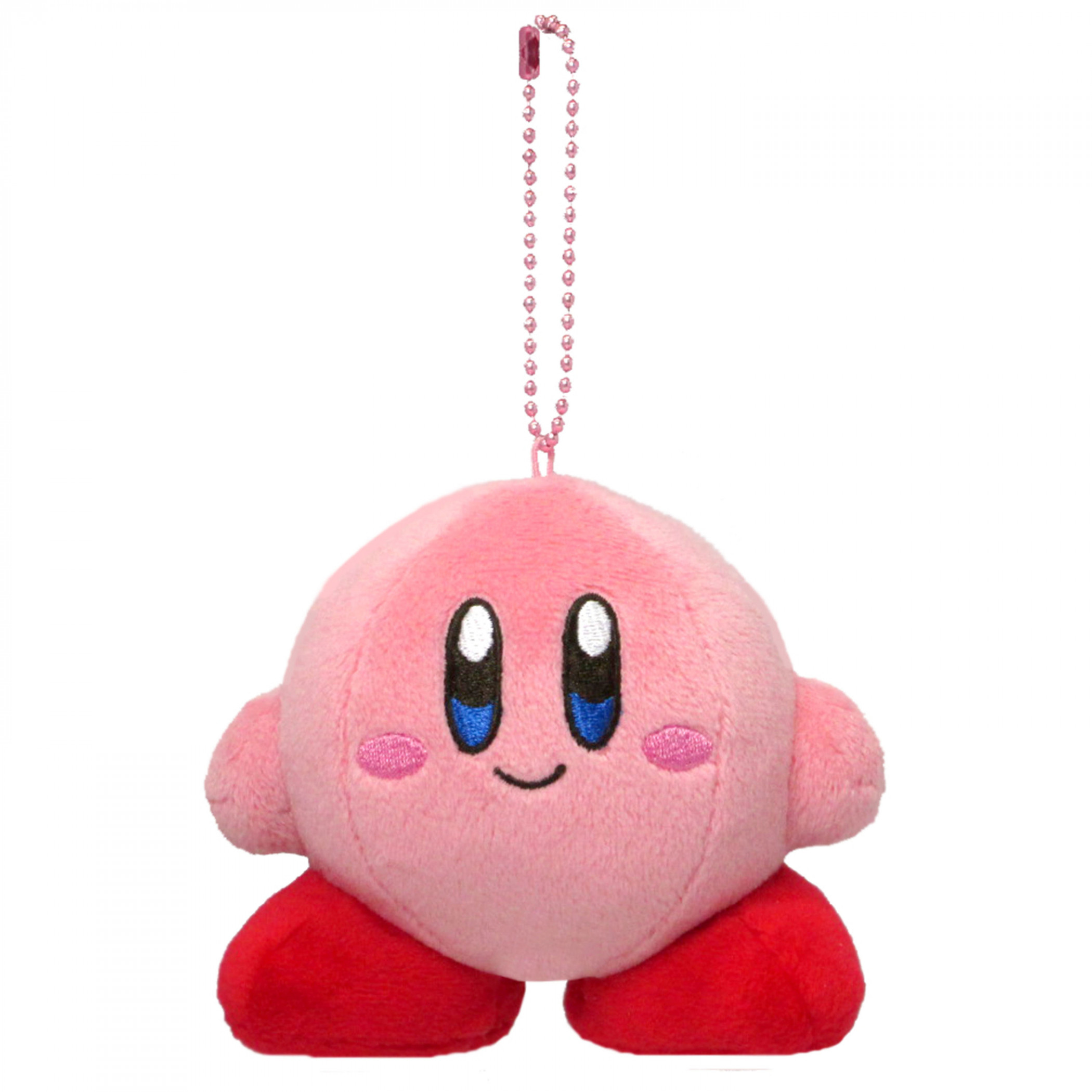 Kirby 3.5' Plush Toy with Chain, Pink