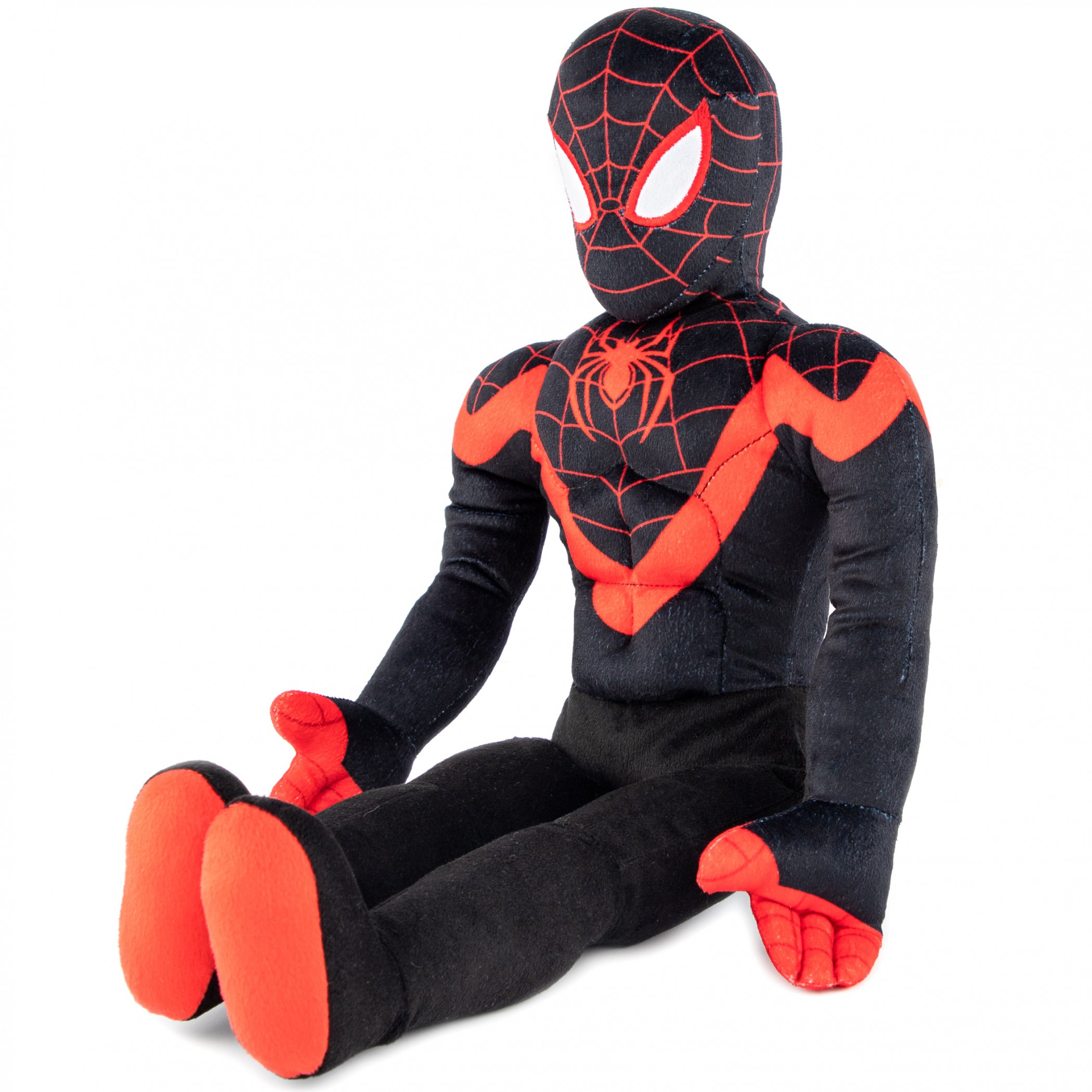 Spider-Man Miles Morales 14' Plush Stuffed Pillow Buddy, Multi-Color