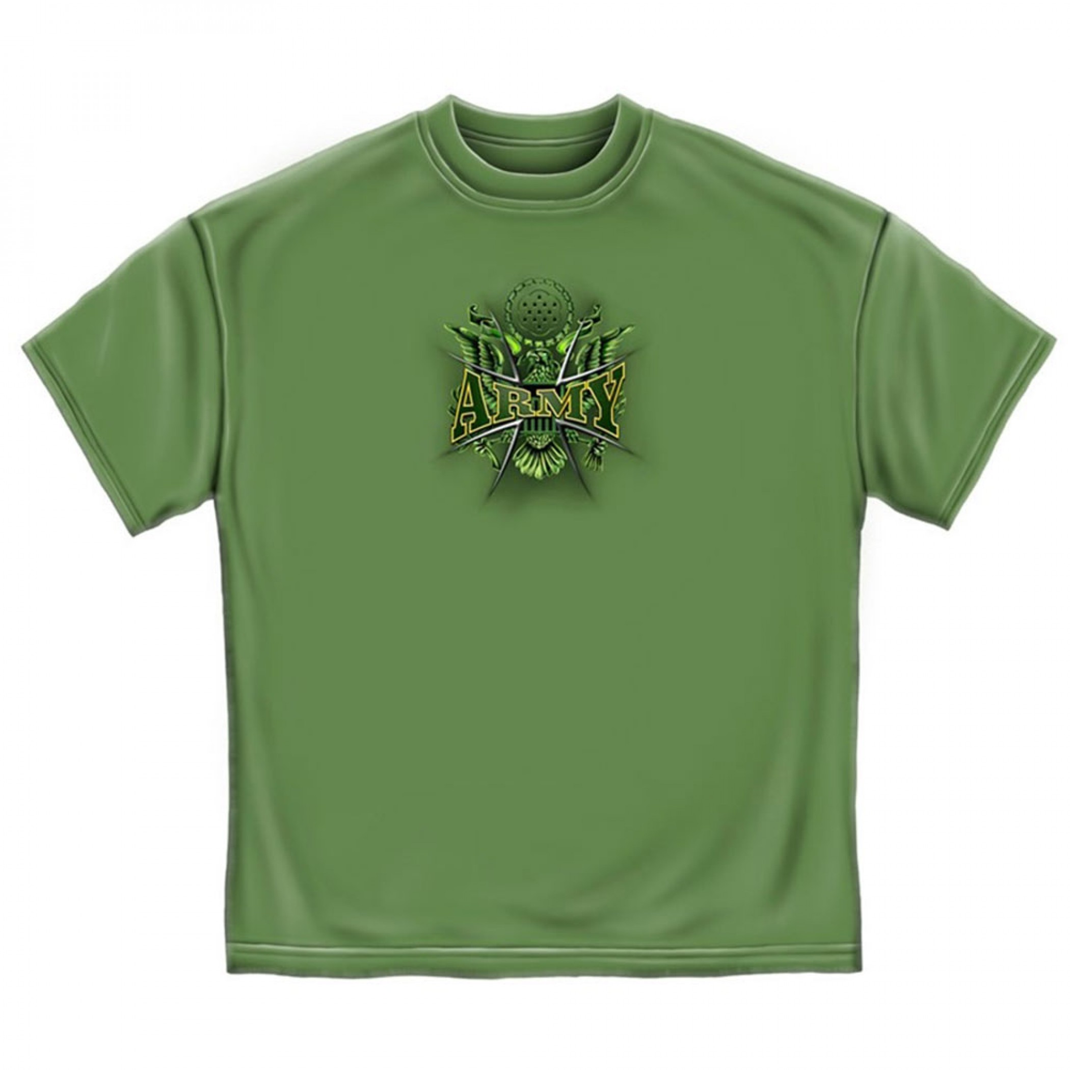 Army Hardcore Military USA Prayer Patriotic Green Graphic TShirt - image 2