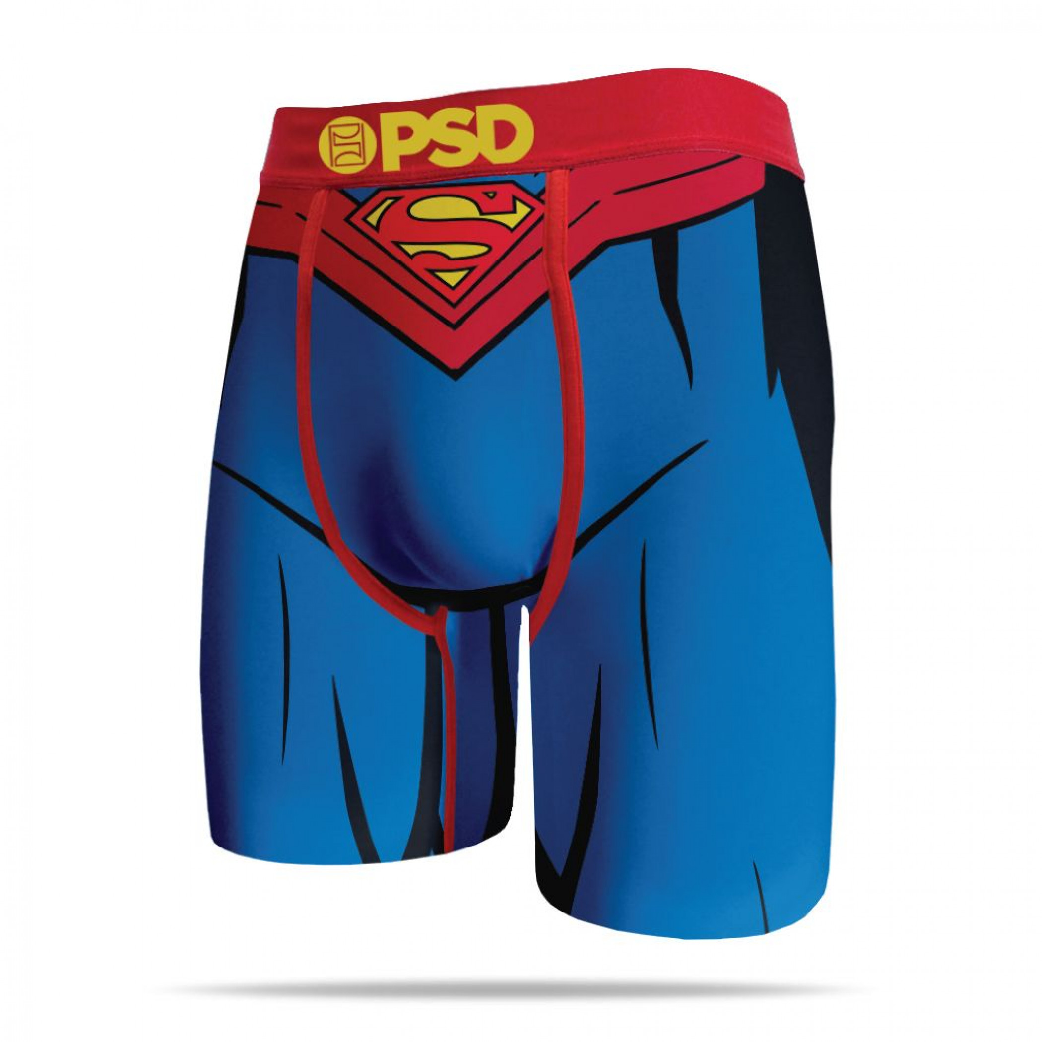 DC Comics Superman Suit Costume Men's PSD Boxer Briefs, Blue