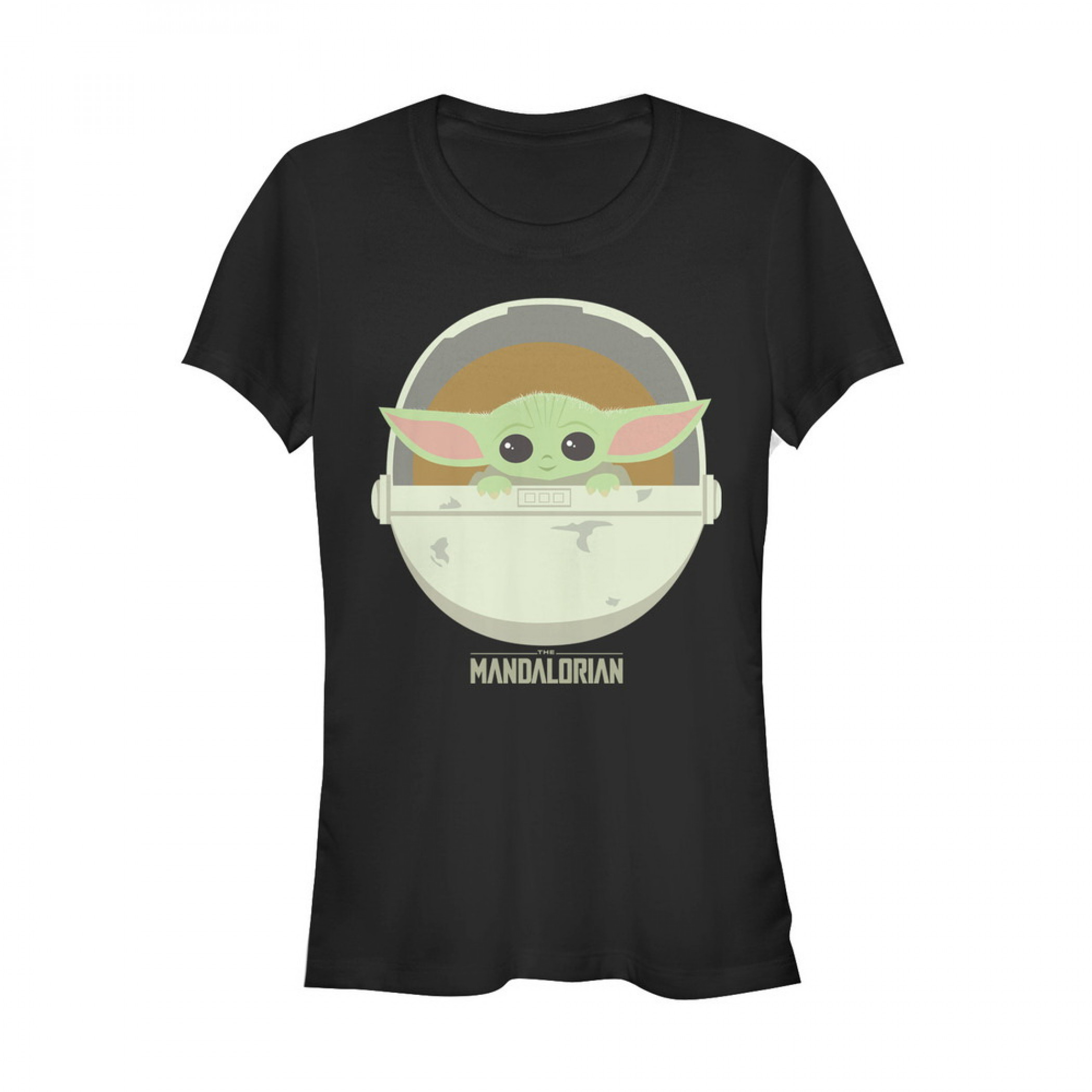 The Mandalorian Cartoon Style The Child Women's T-Shirt, Black