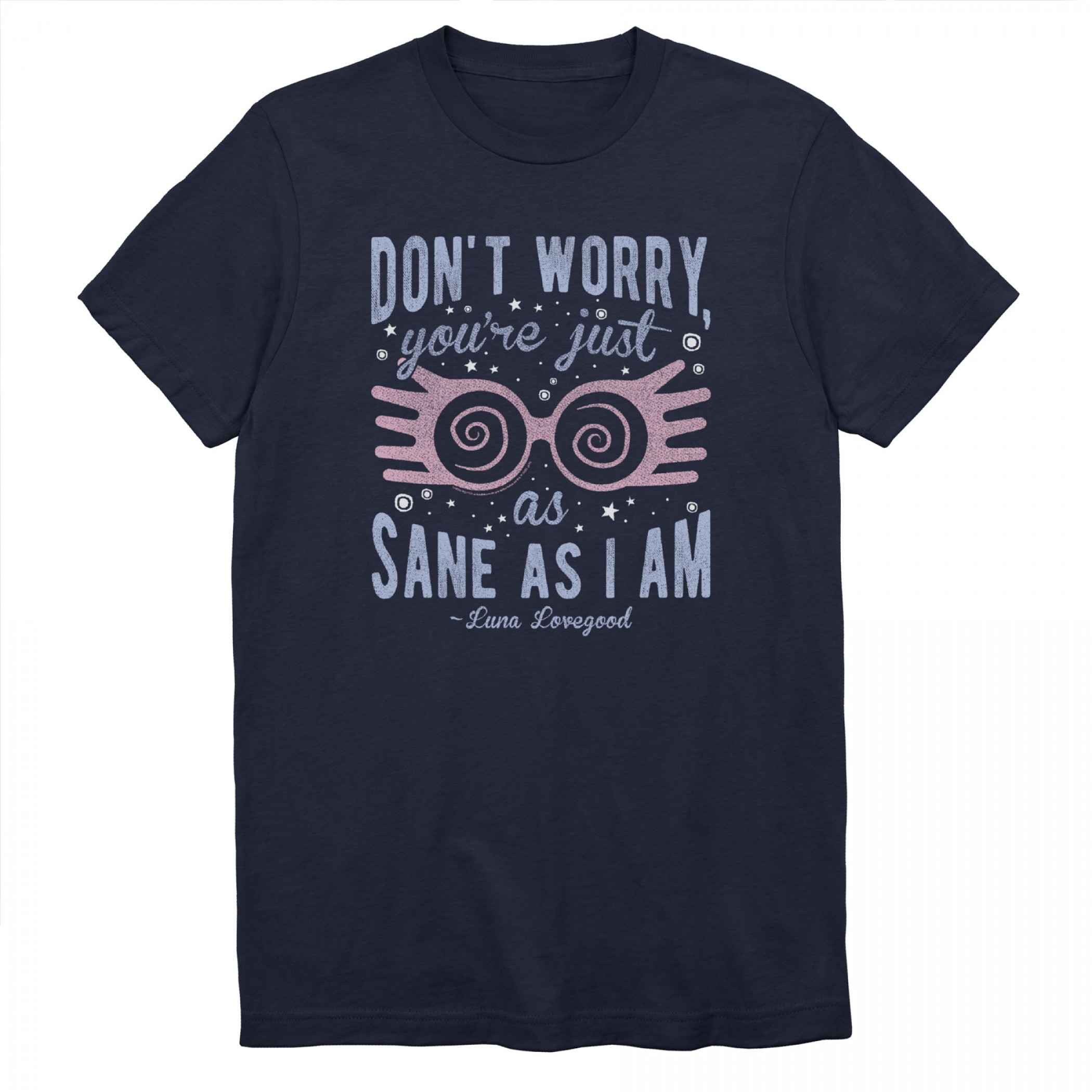 Harry Potter Luna Lovegood Just as Sane T-shirt, Blue