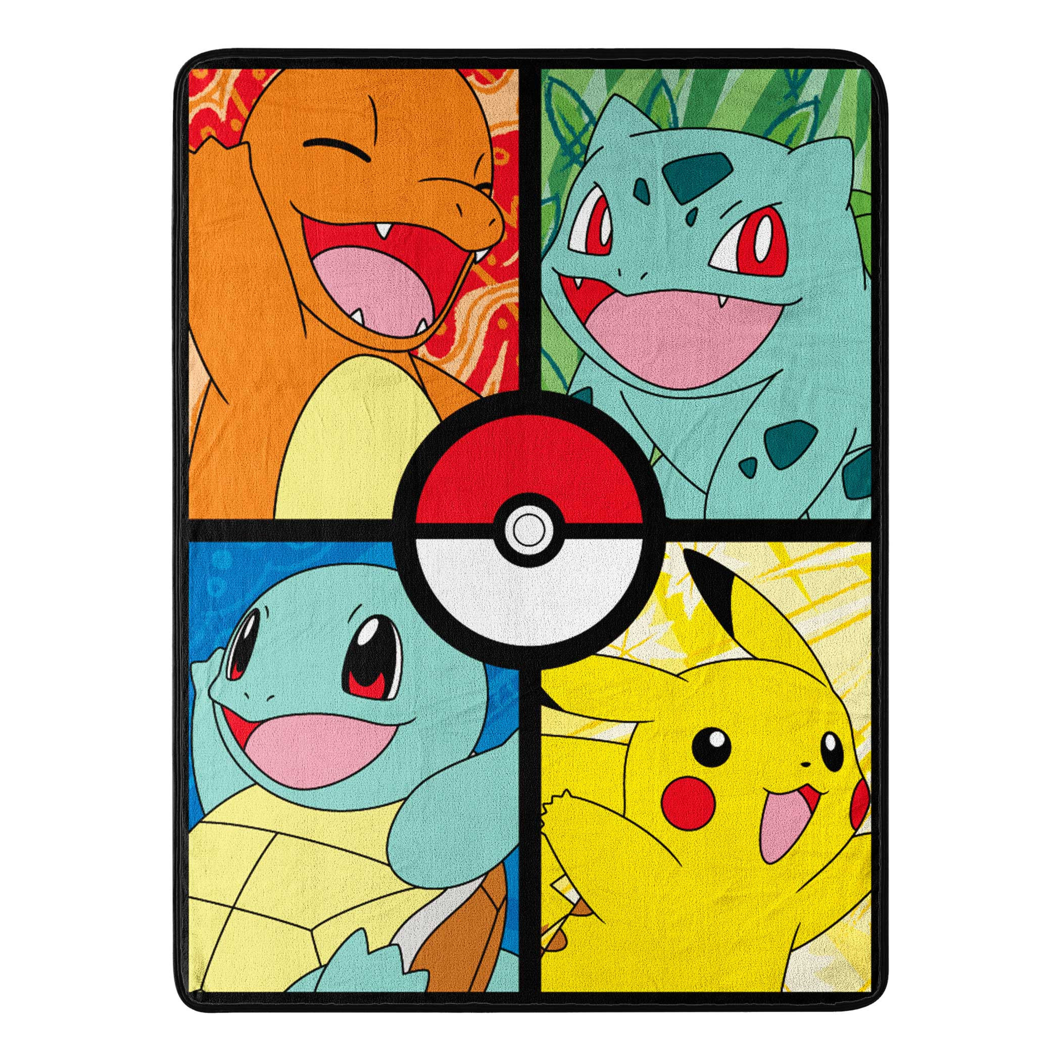 Pokemon Kanto Regionals Throw Blanket, Multi-Color