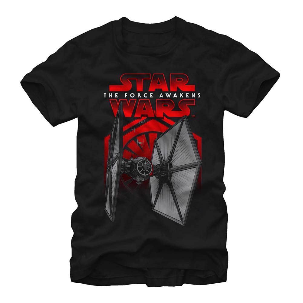 Star Wars Episode 7 Ties Unleashed Black T-Shirt, Black