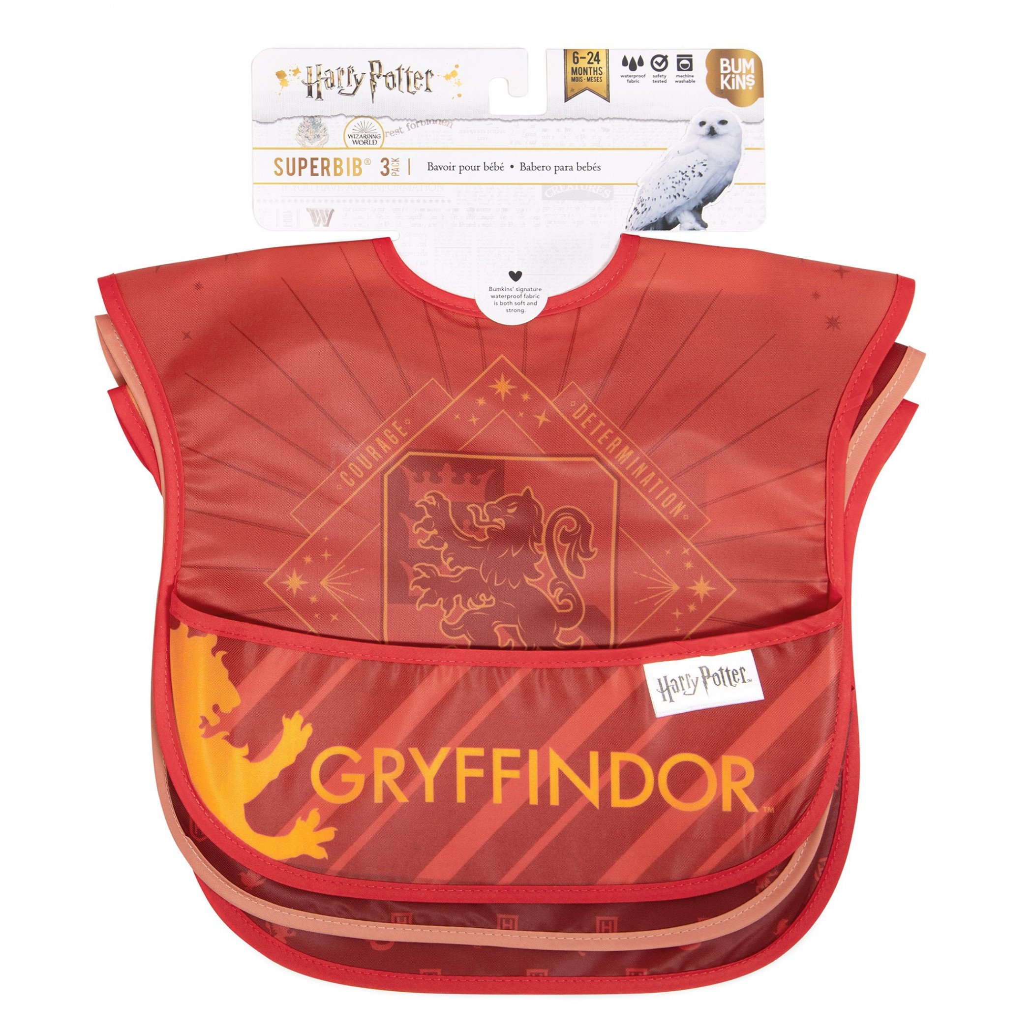 Harry Potter Assorted Superbib 3-Pack, Multi-Color