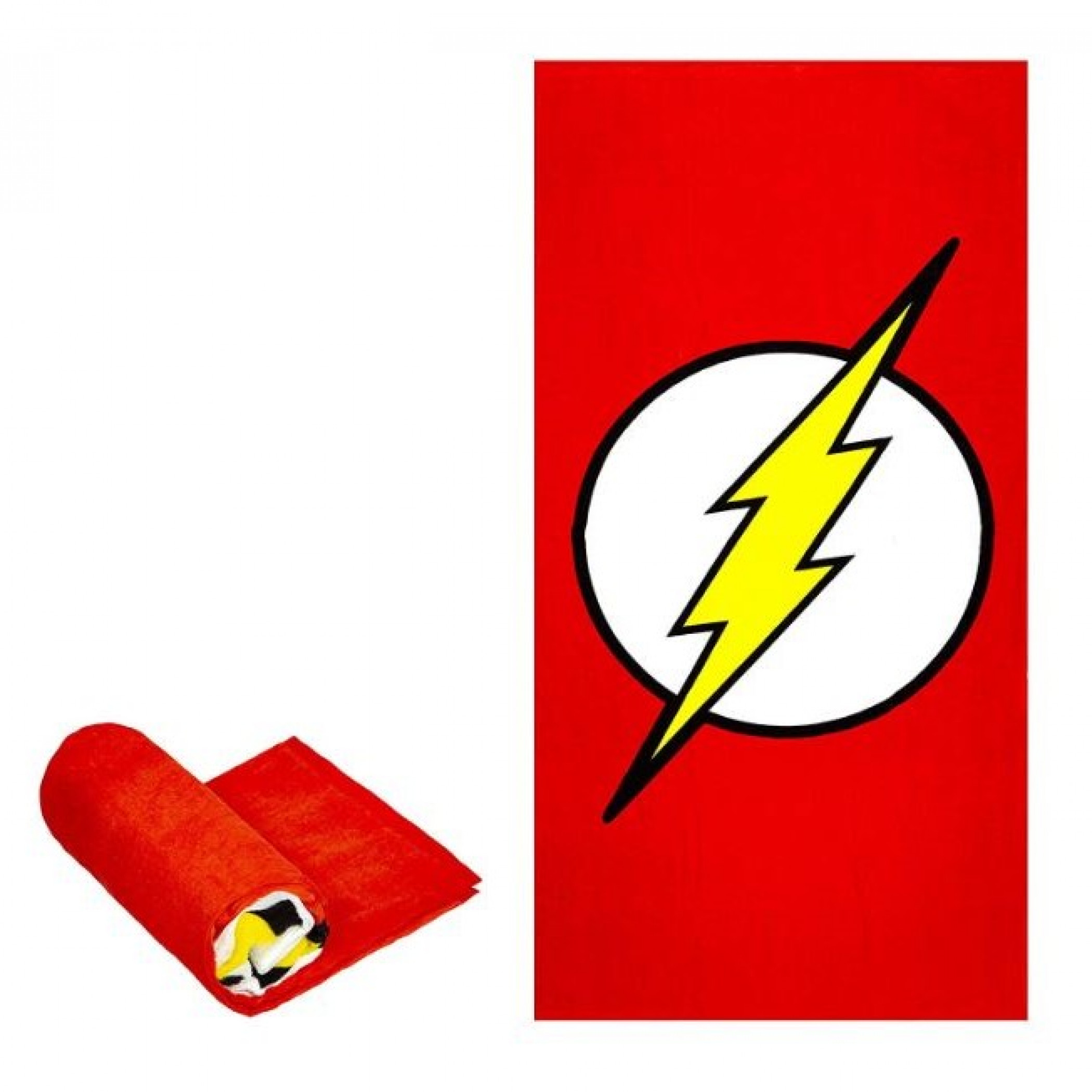 The Flash Oversized Beach Towel, Red