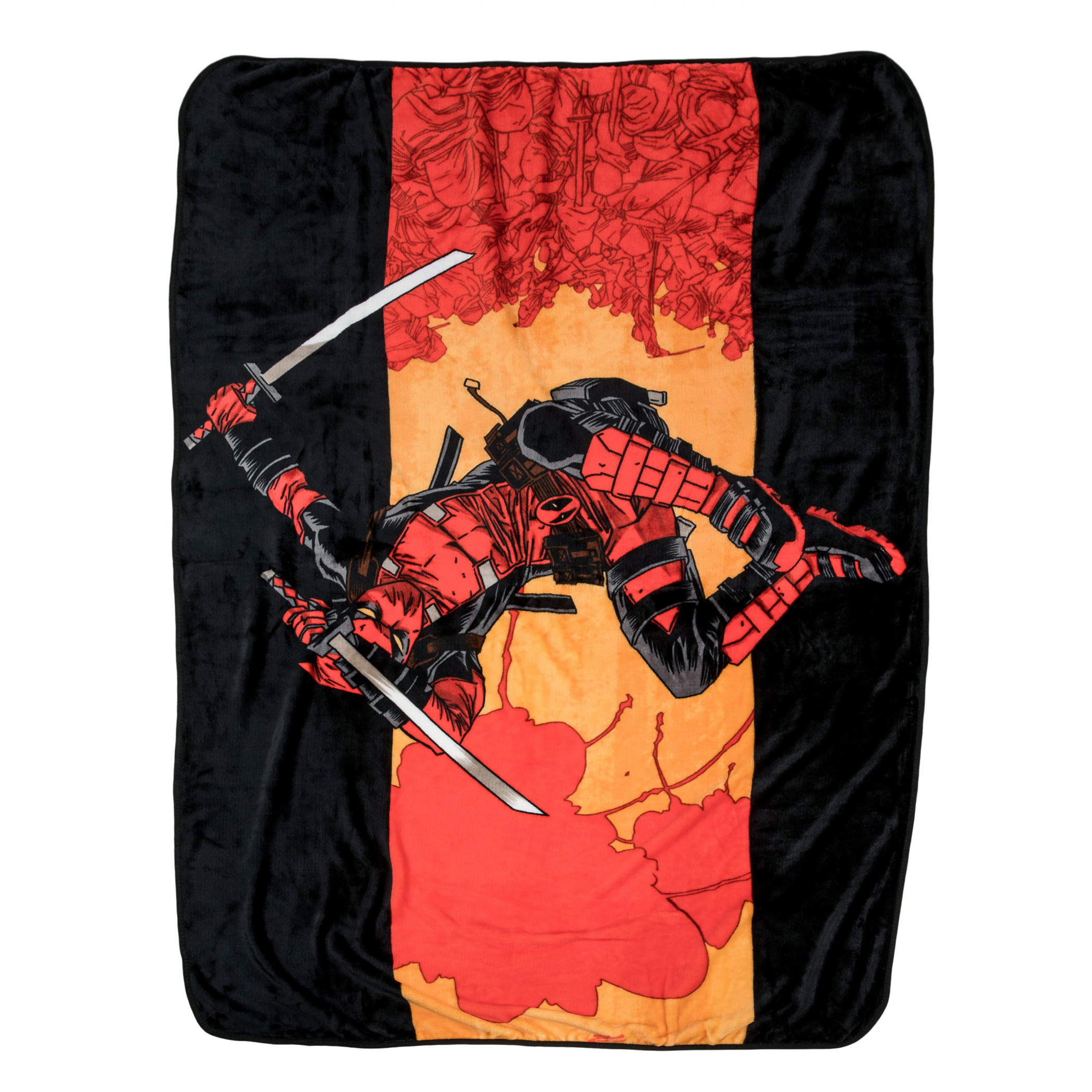Deadpool & the Mercs for Money Throw Blanket, Black