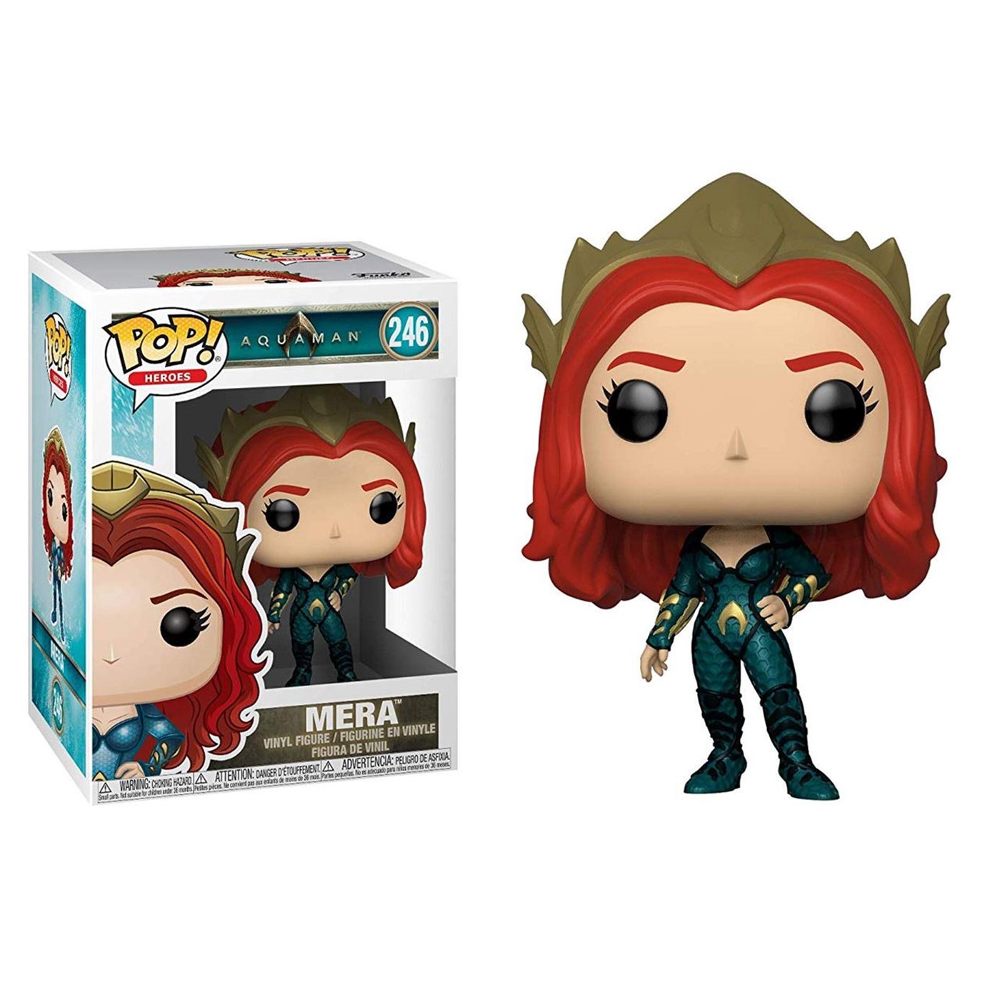 Mera Aquaman Movie Funko Pop Vinyl Figure, Green