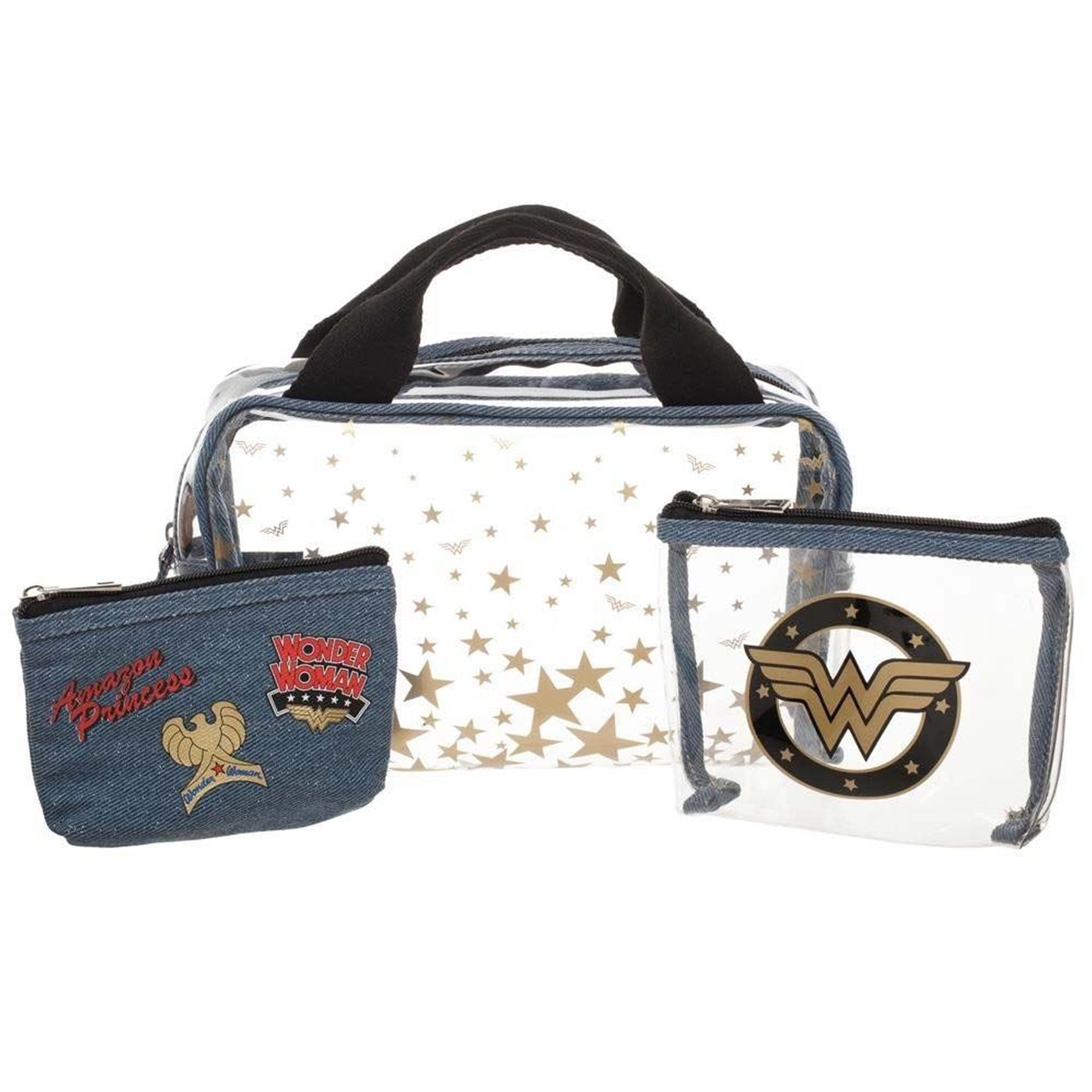 Wonder Woman 3 Piece Travel Set, Blue