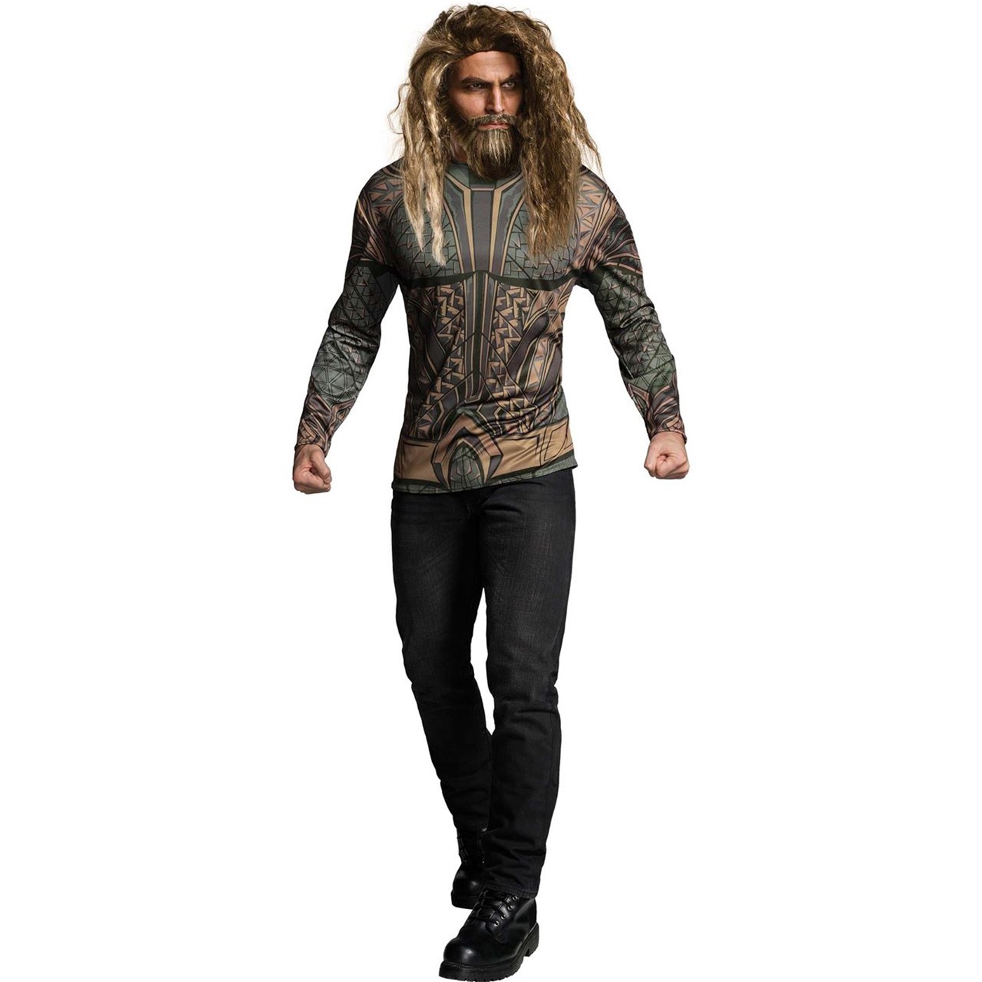Aquaman Adult Costume T-Shirt, Green