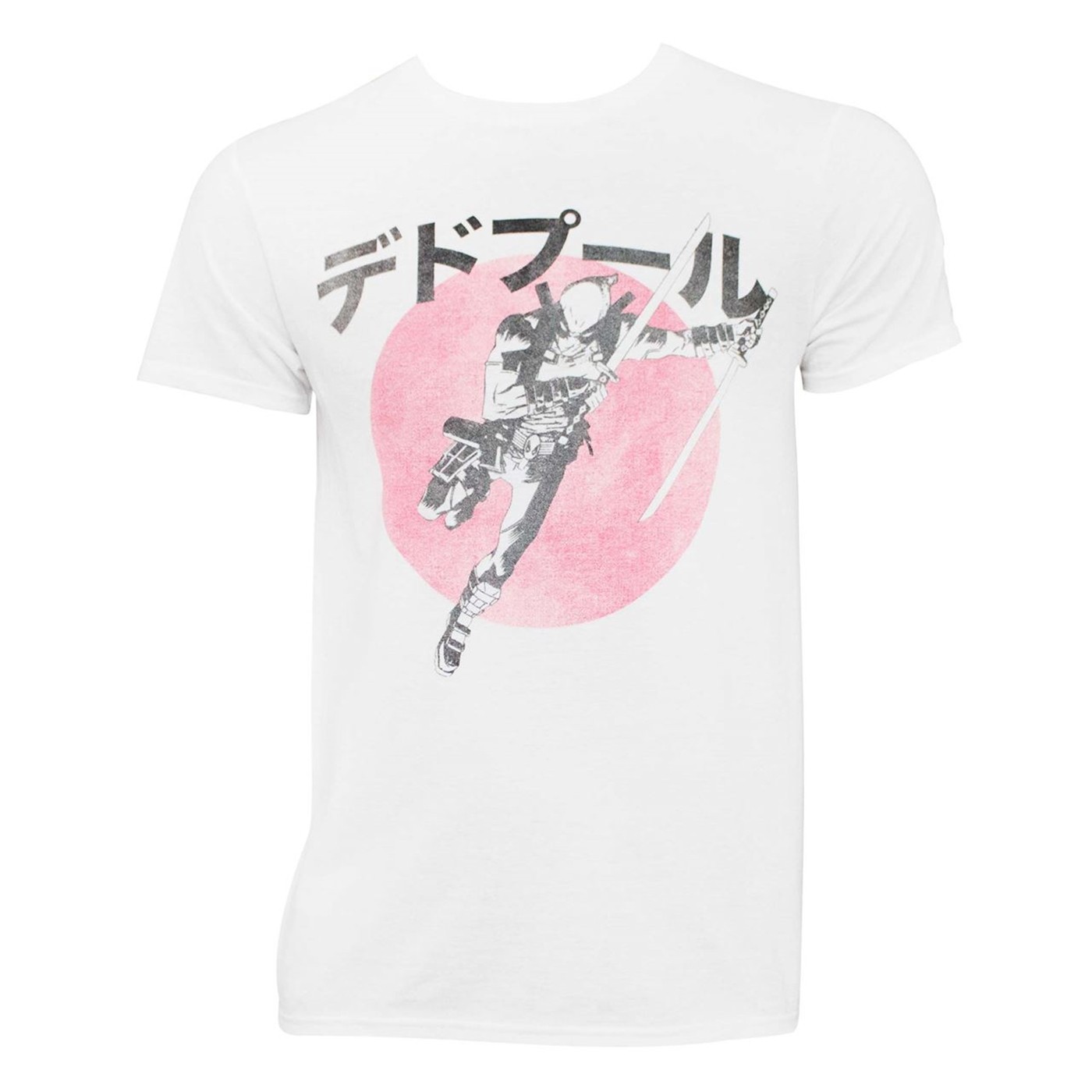 Deadpool Attack Japanese Marvel Comics Men's T-Shirt