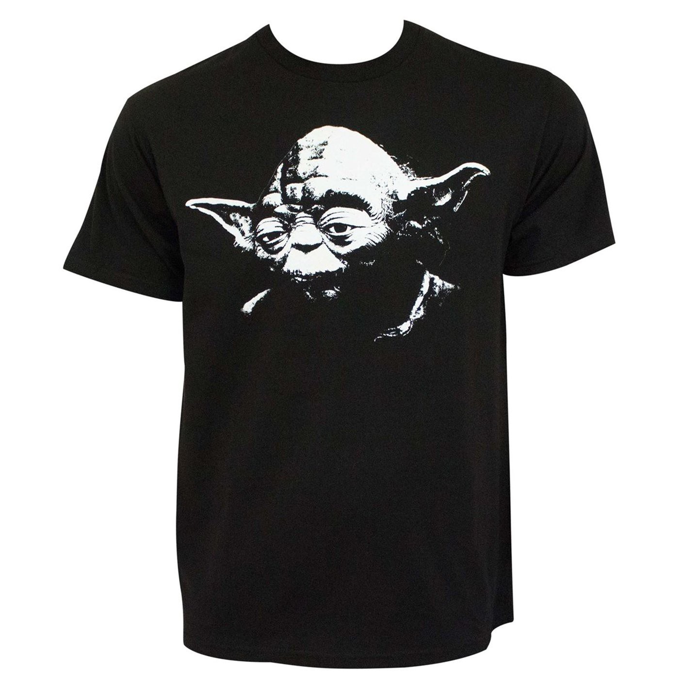 Star Wars Yoda Photo Sketch Men's Black T-shirt