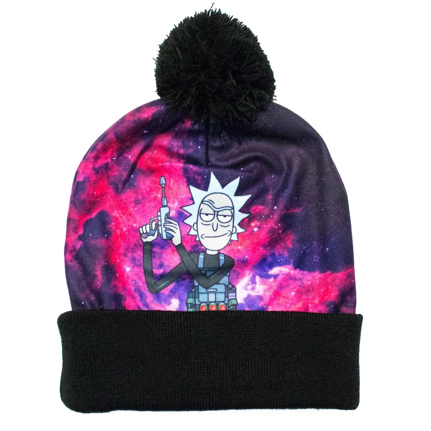 Ricky and Morty Pom Beanie, Purple