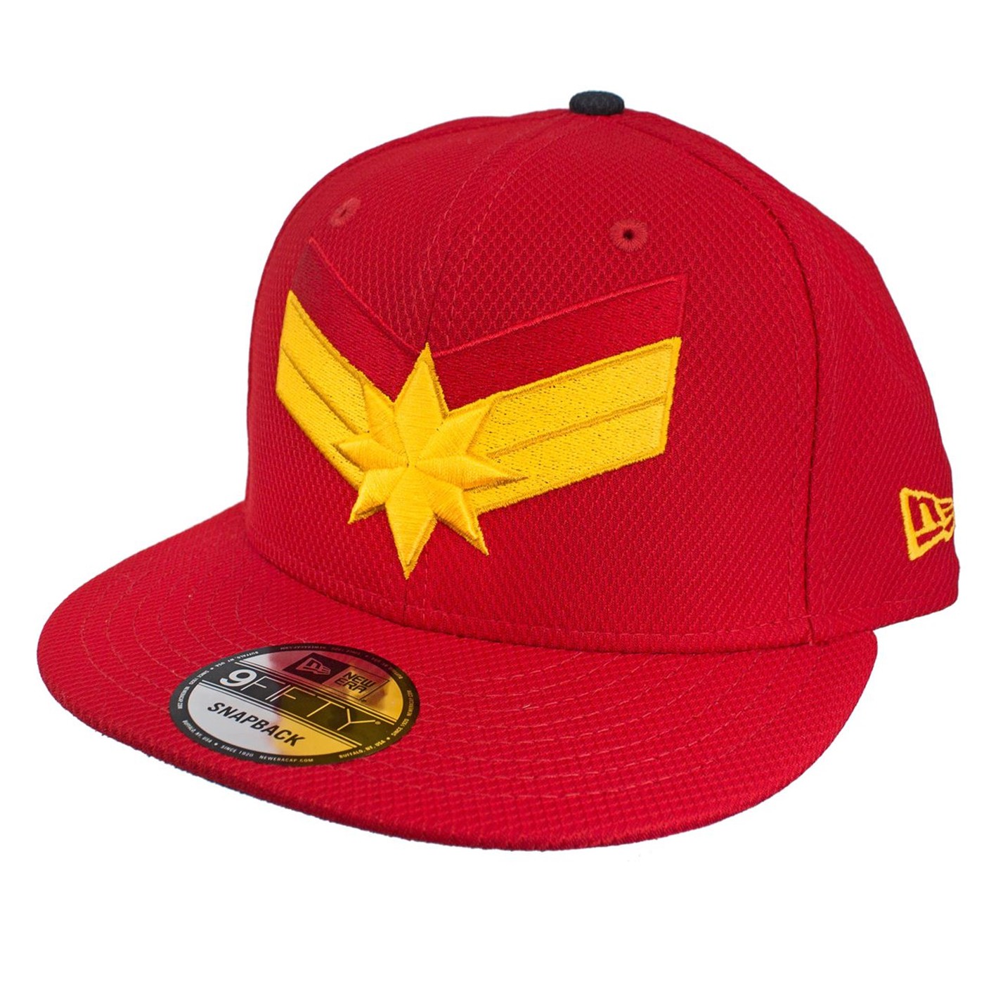 Captain Marvel Scarlet Red New Era 9Fifty Adjustable Hat, Red
