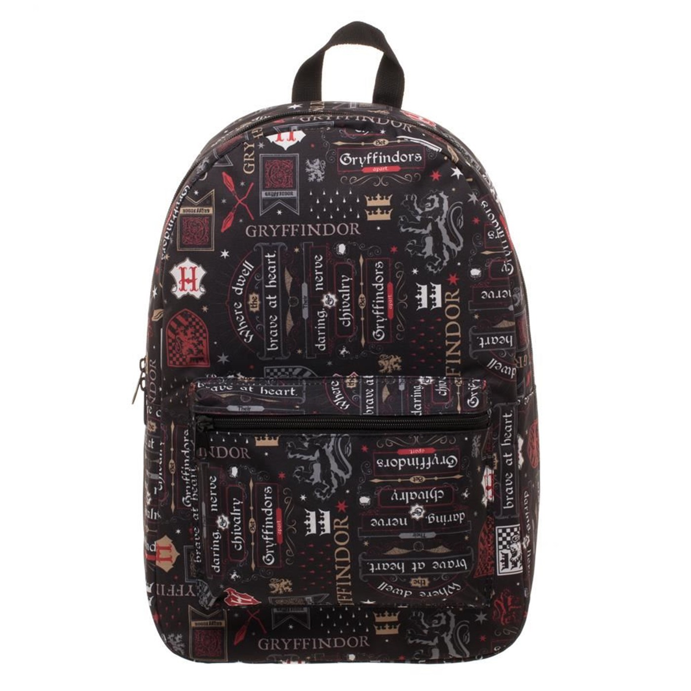 Harry Potter Gryffindor House Backpack, Black