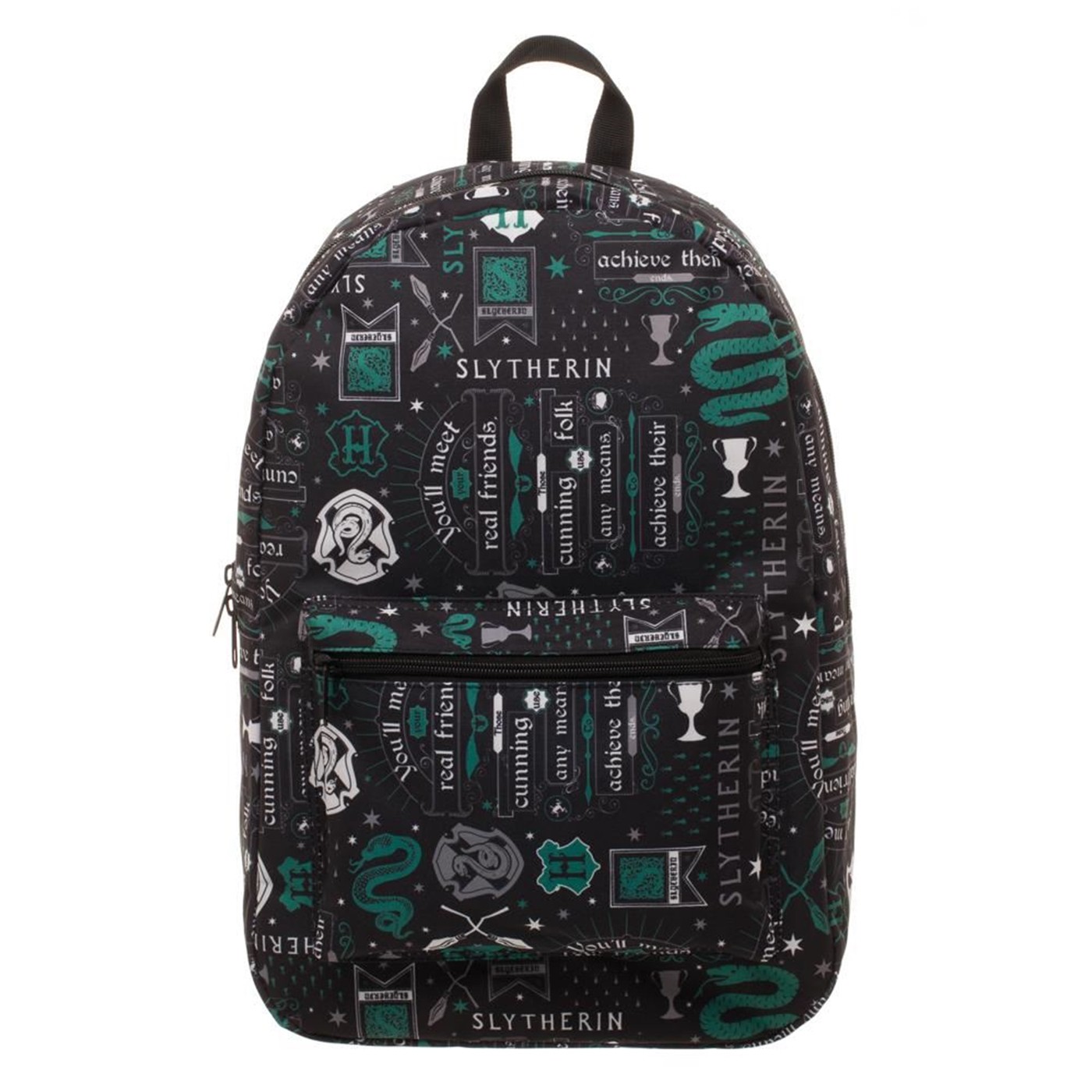 Harry Potter Slytherin House Backpack, Black