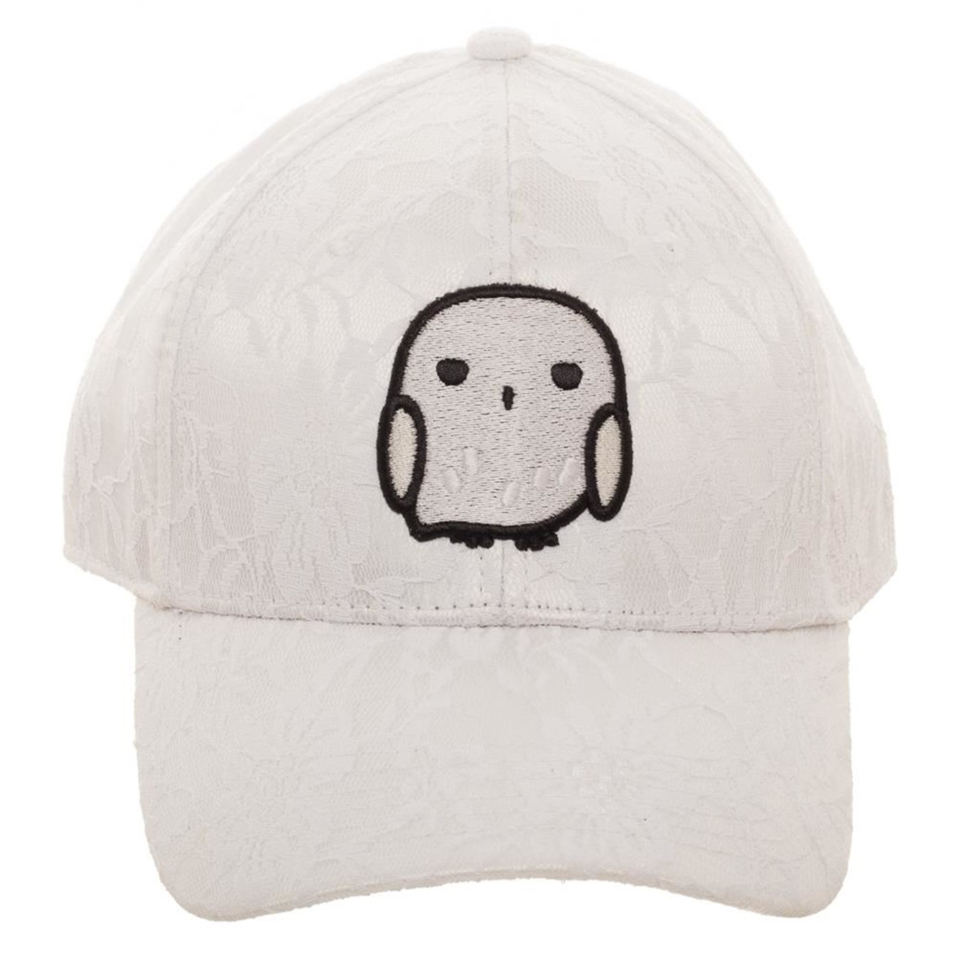 Harry Potter Lace Hedwig Dad Hat, White