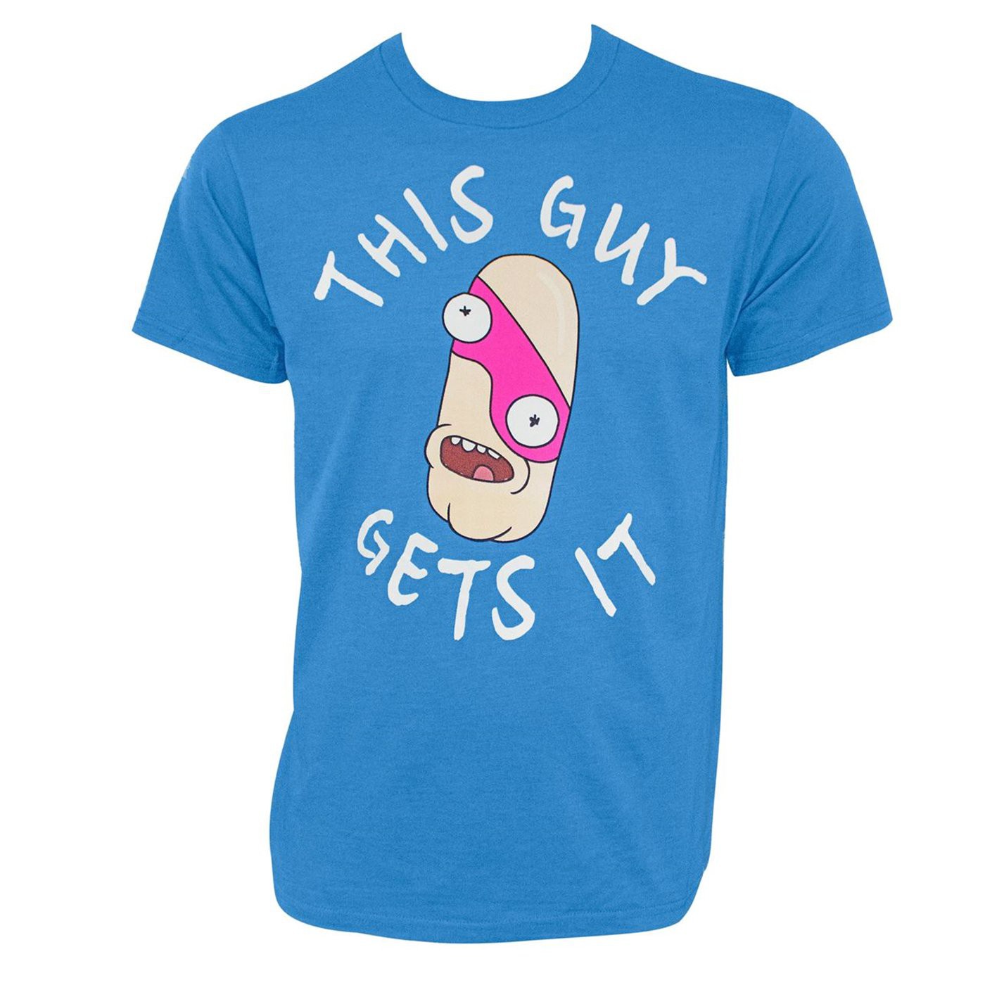 Rick and Morty This Guy Gets It T-Shirt, Blue