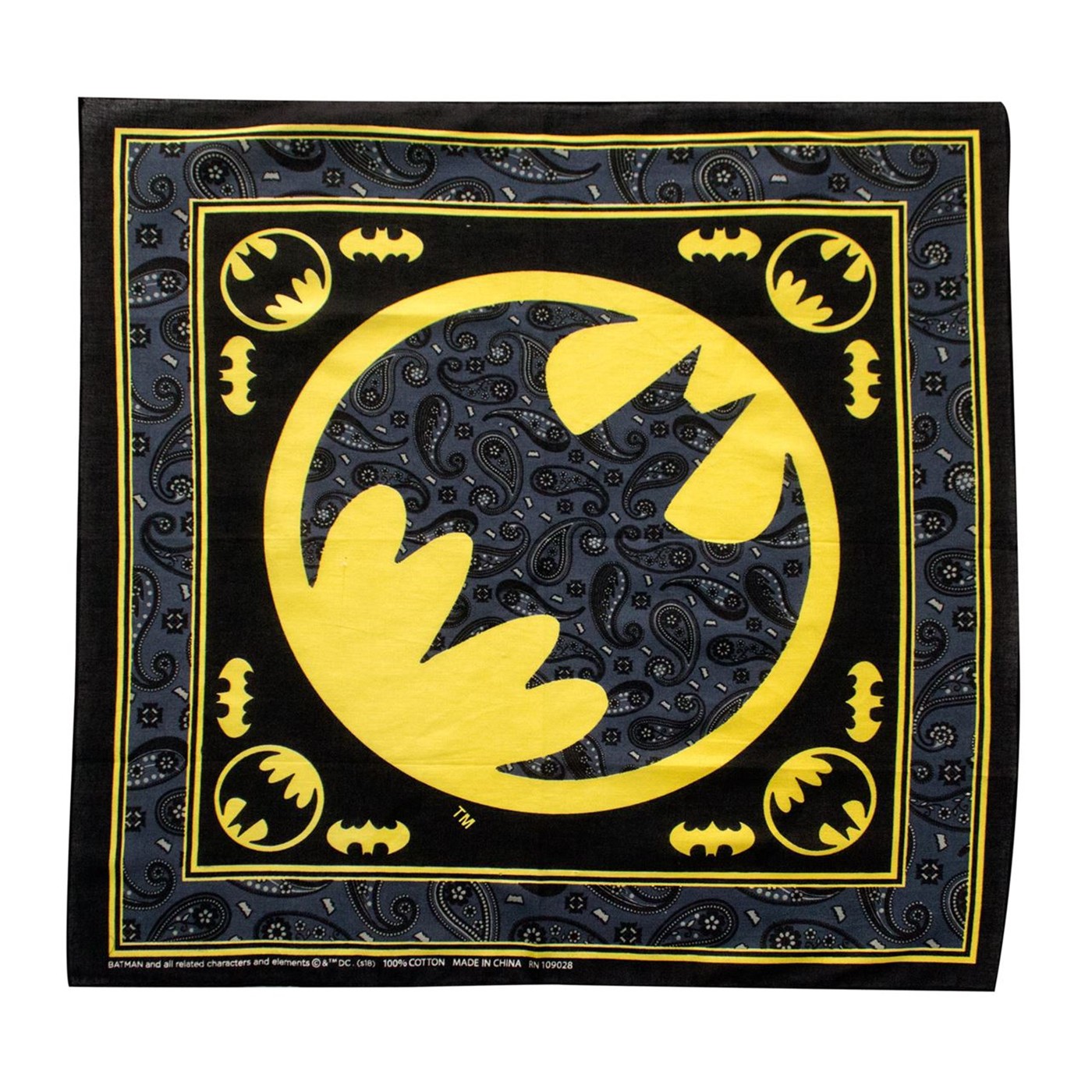 Batman Symbol Bandana, Black
