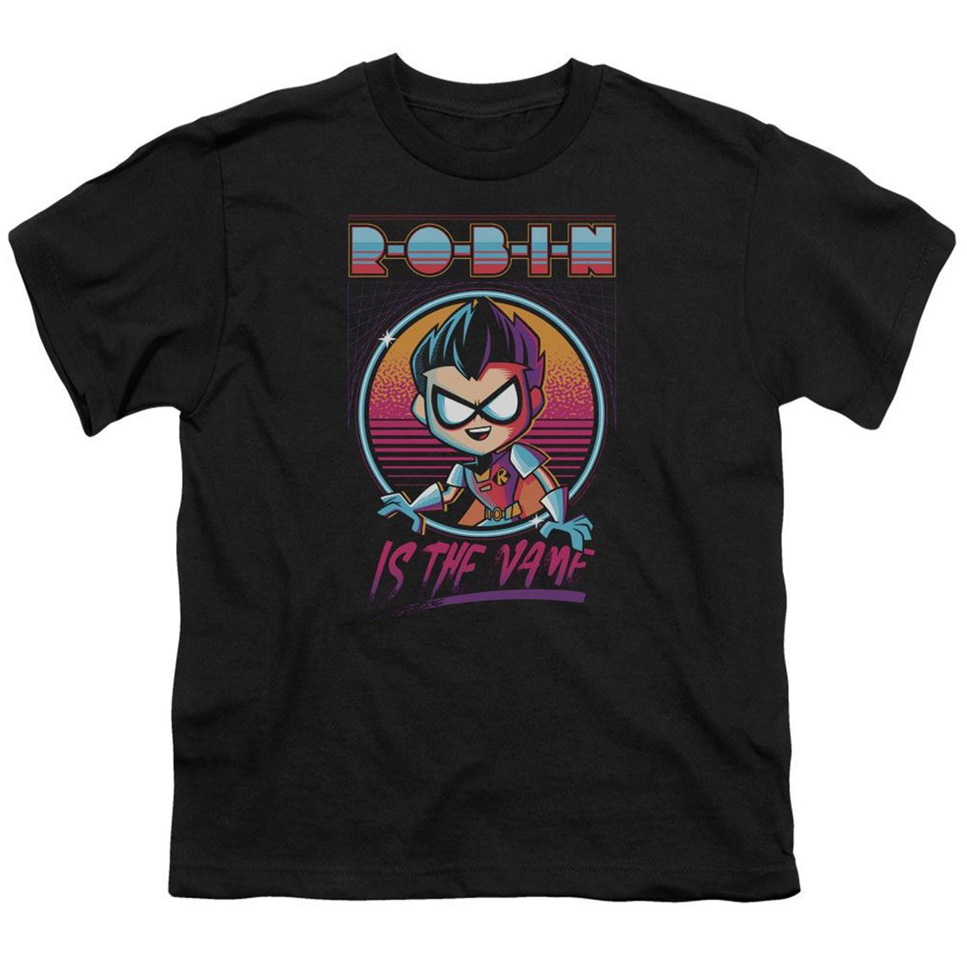Teen Titans Robin Is The Name Kid's Tshirt