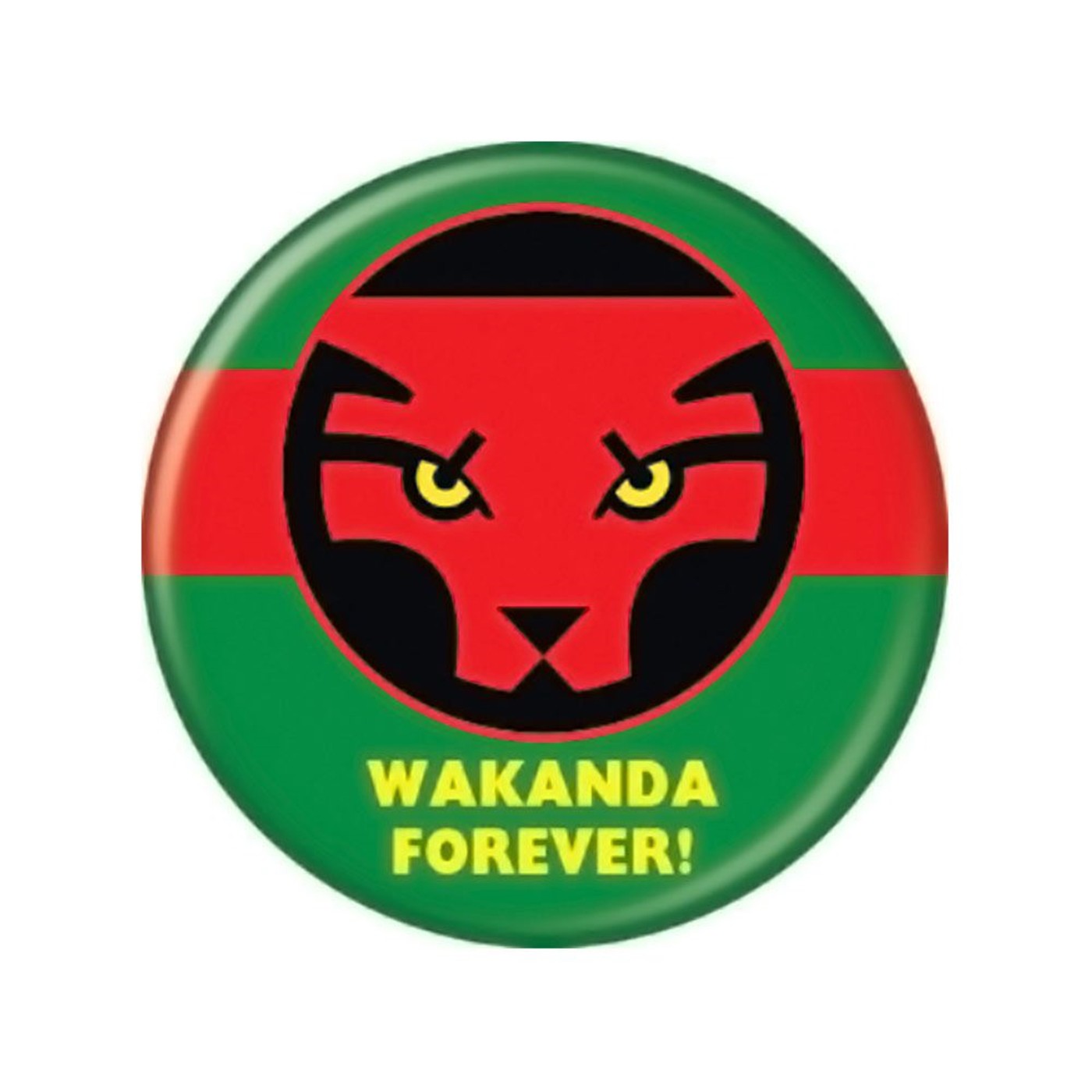 Wakanda Forever Button, Green