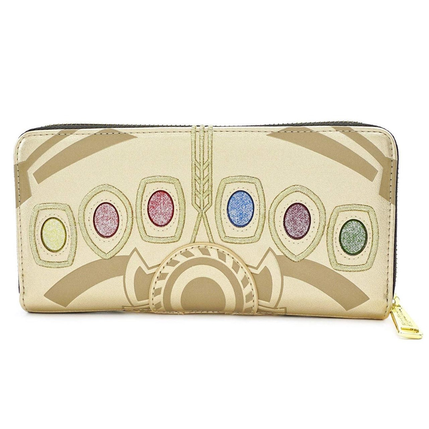 Avengers Endgame Movie Thanos Infinity Gauntlet Zip Around, Gold