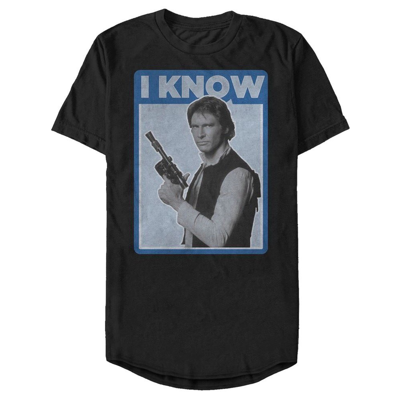 Star Wars Han Solo Quote I Know Men's T-Shirt, Black
