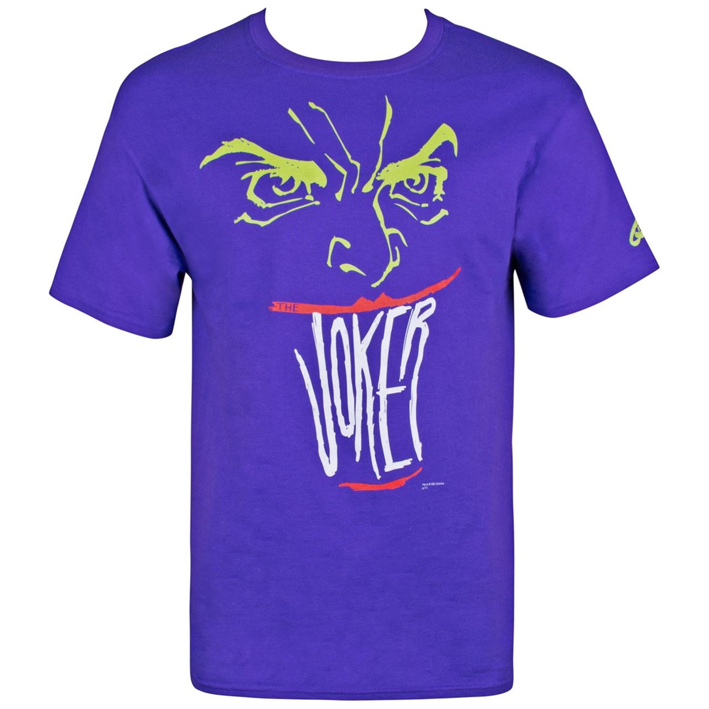 Joker Smile Men's T-Shirt, Purple