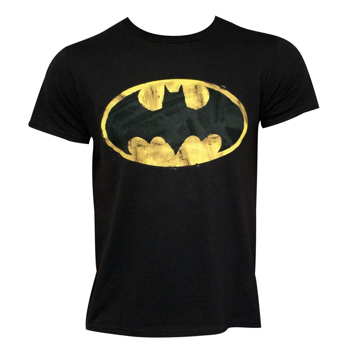 Batman Classic Logo 30 Single Super Soft Black Tee Shirt