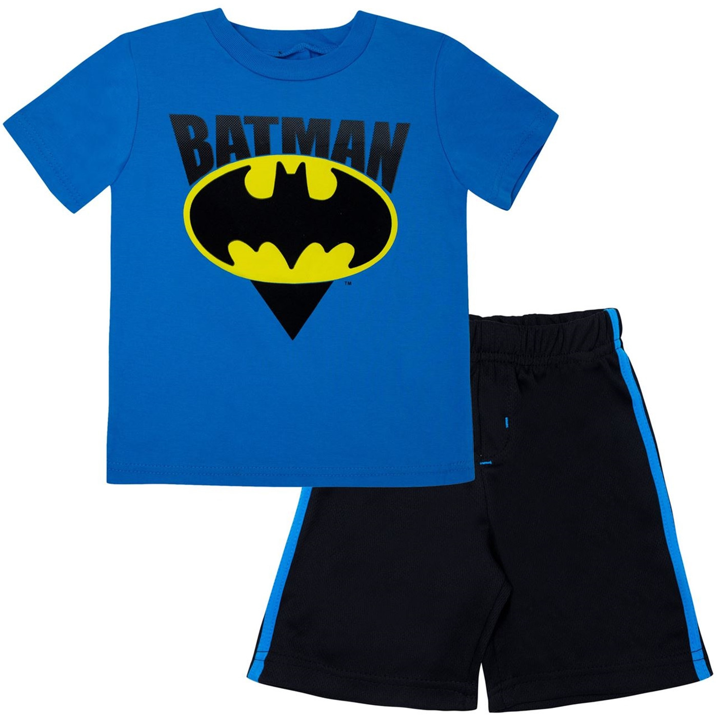 Batman Mesh Toddler Short Set, Blue