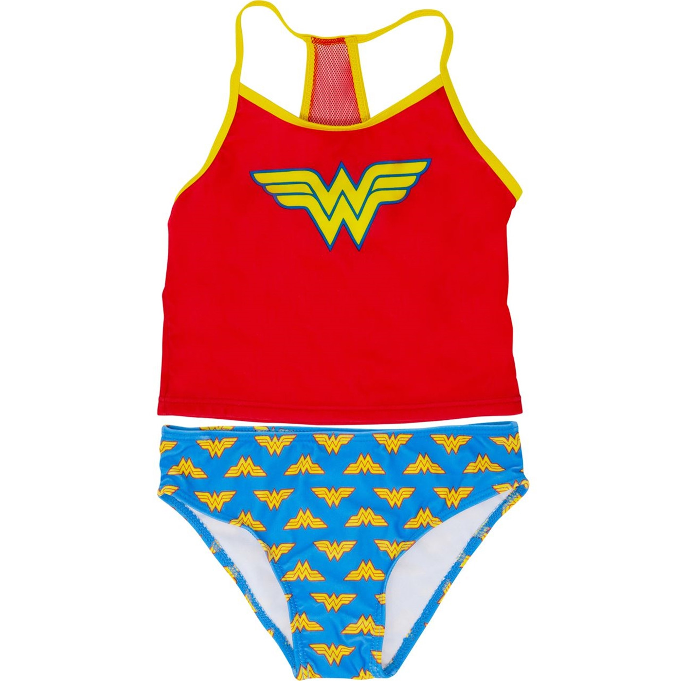 Wonder Woman Costume Juvy Tankini Swimsuit, Red