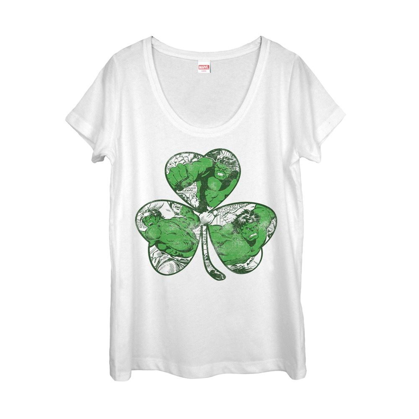 The Hulk Shamrock Women's St Patrick's Day T-Shirt