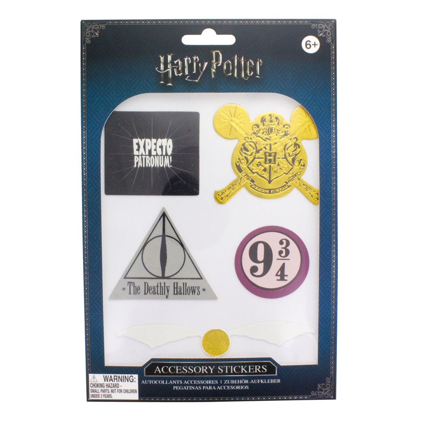 Harry Potter Accessory Stickers, Black