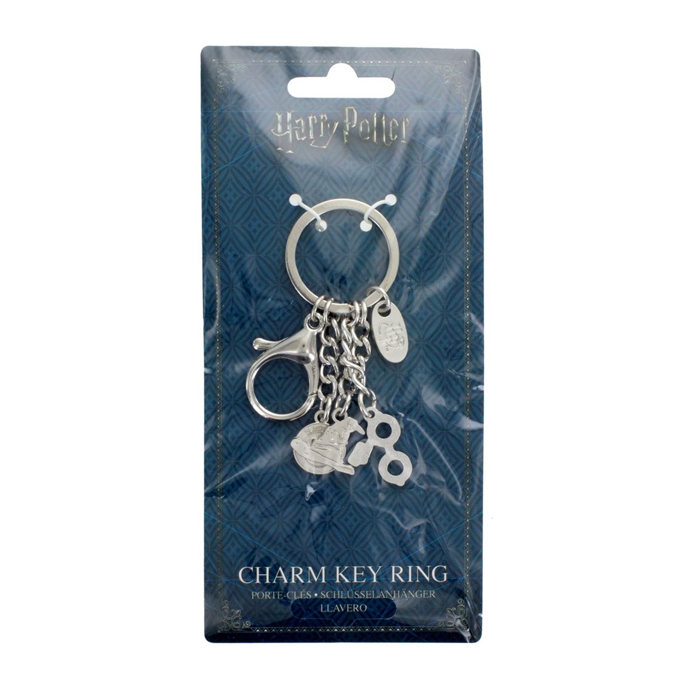 Harry Potter Charm Keychain, Silver