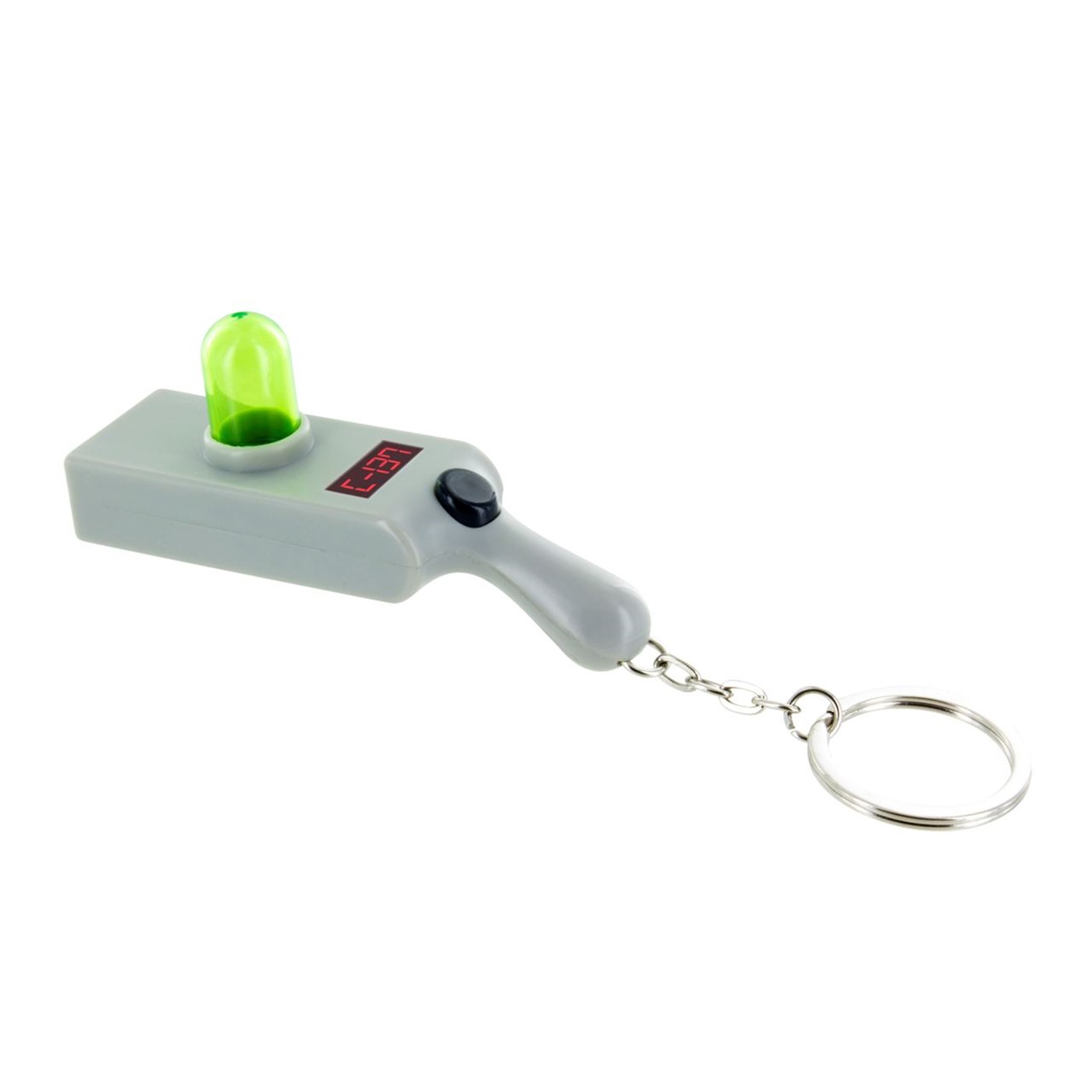 Rick and Morty Portal Gun Keychain, Grey