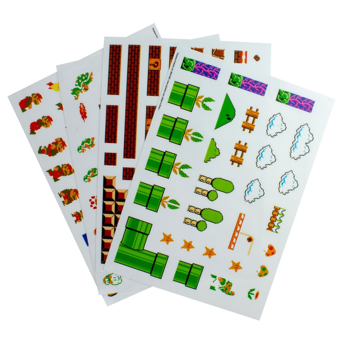 Super Mario Bros Gadget Decals, Green