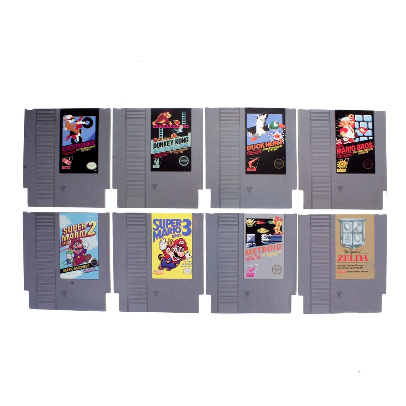 NES Cartridge Coasters, Grey