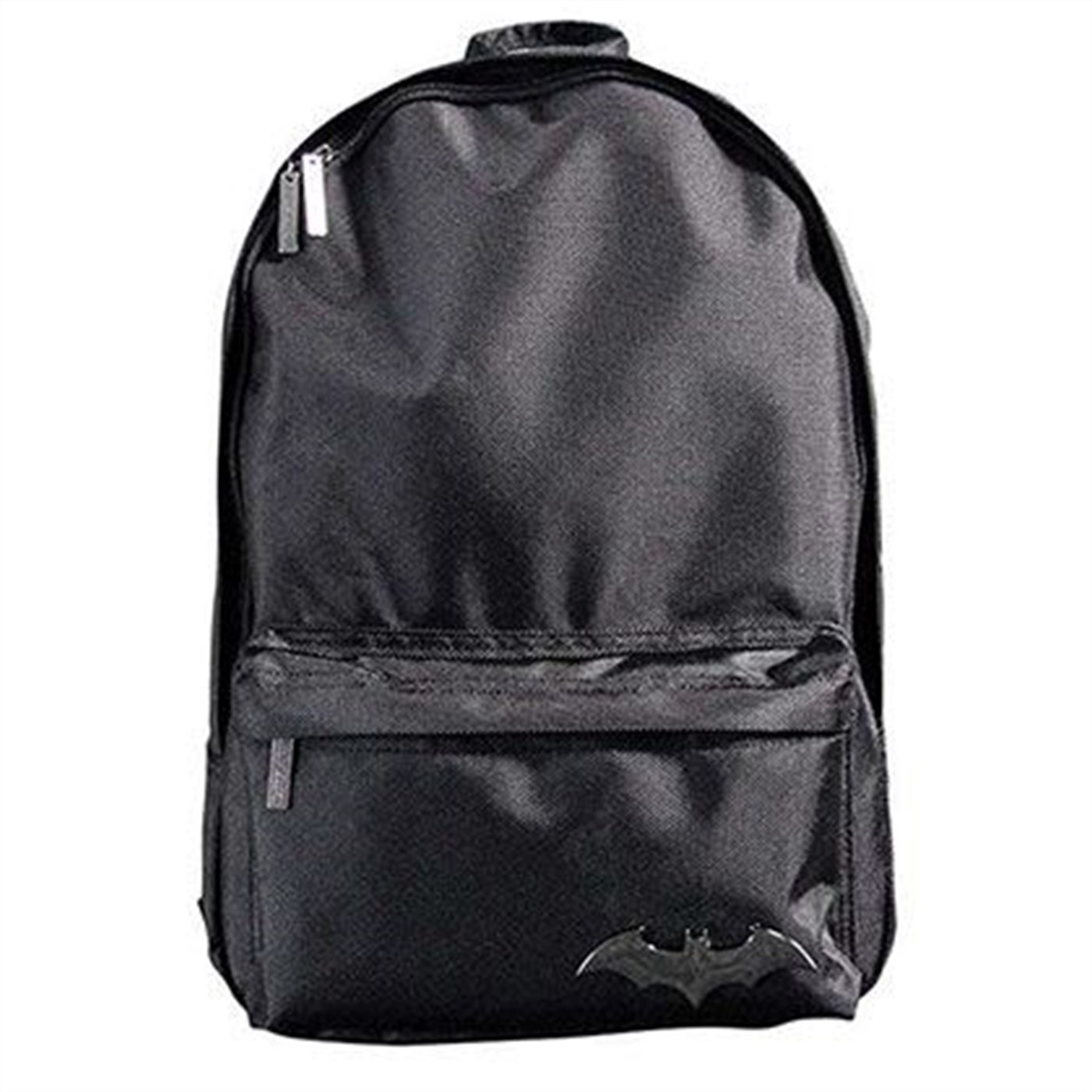 Black Batman Badge Backpack, Black