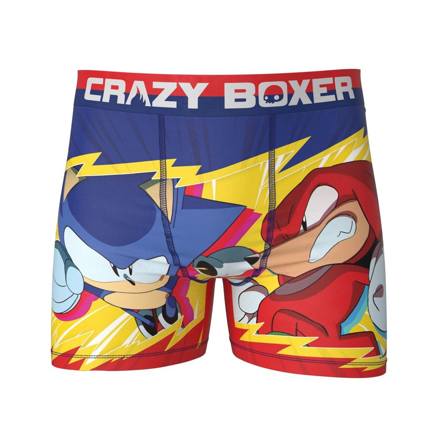 Sonic the Hedgehog and Knuckles Men's Underwear Boxer Briefs, Blue