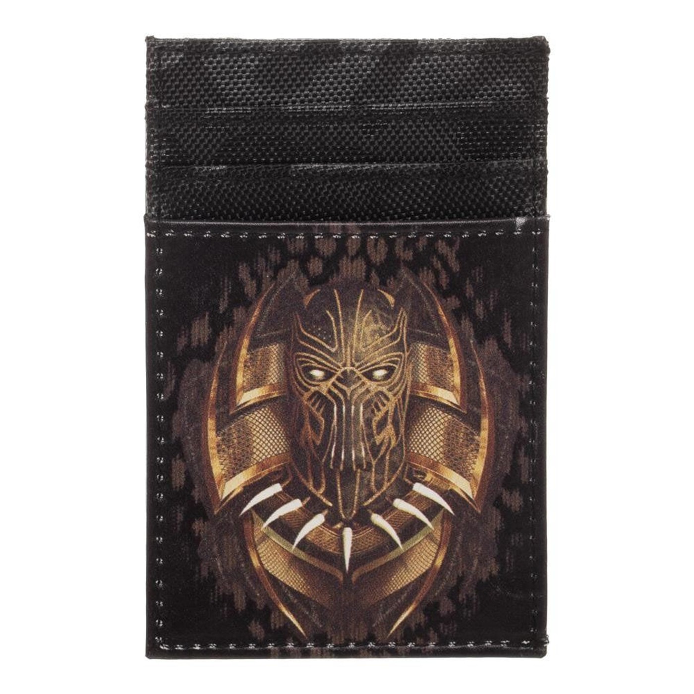 Black Panther Killmonger Front Pocket Card Wallet, Black
