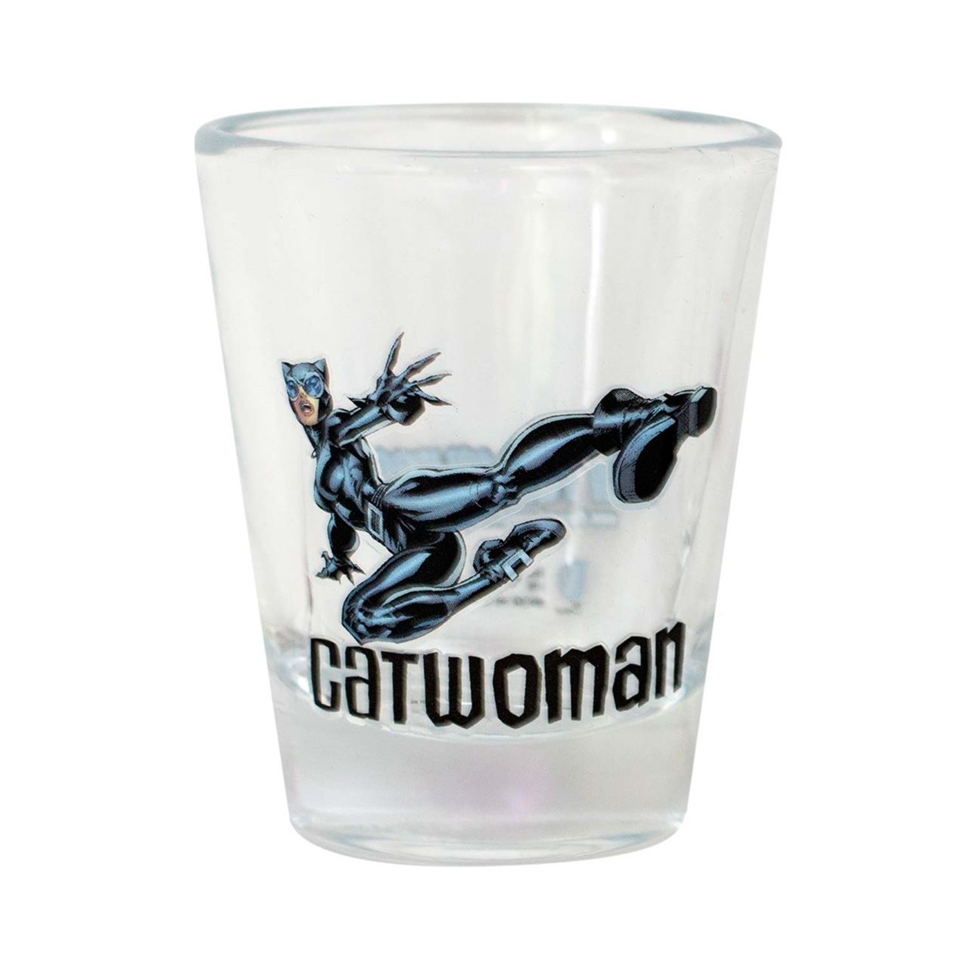 DC Comics Catwoman Mini Glass, Clear