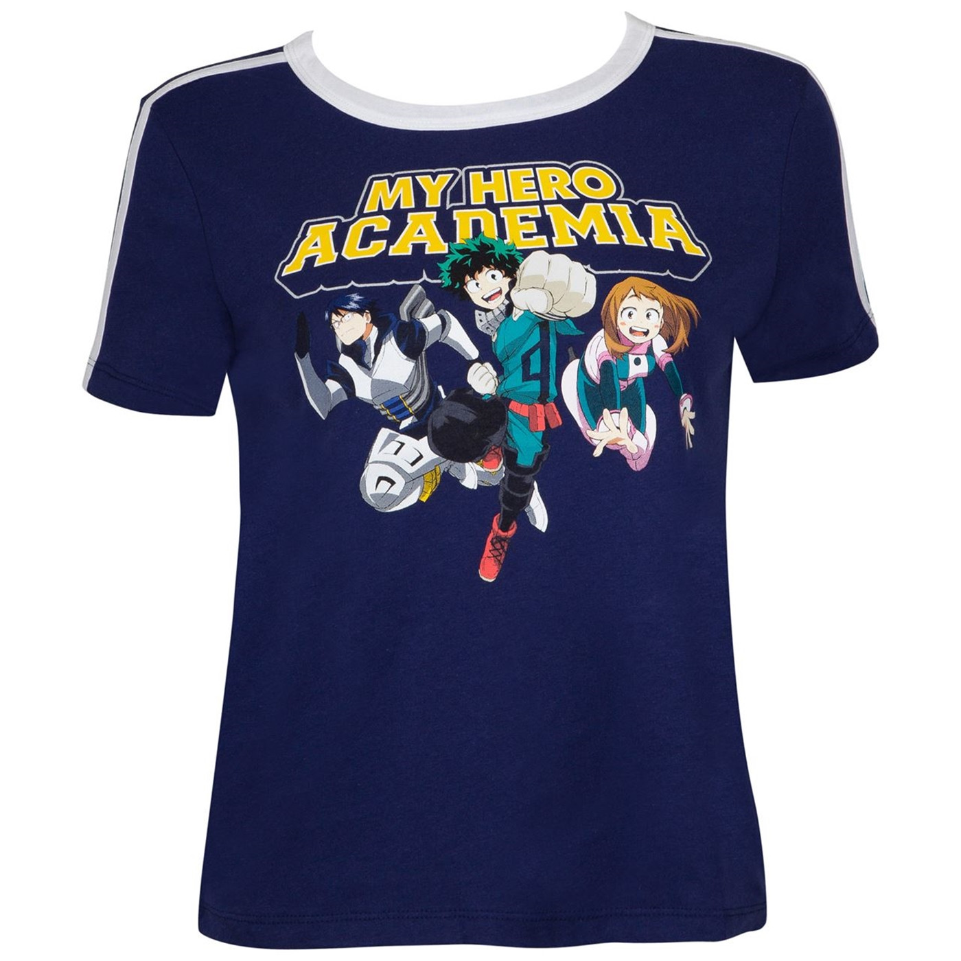 My Hero Academia Striped Sleeve Ringer
